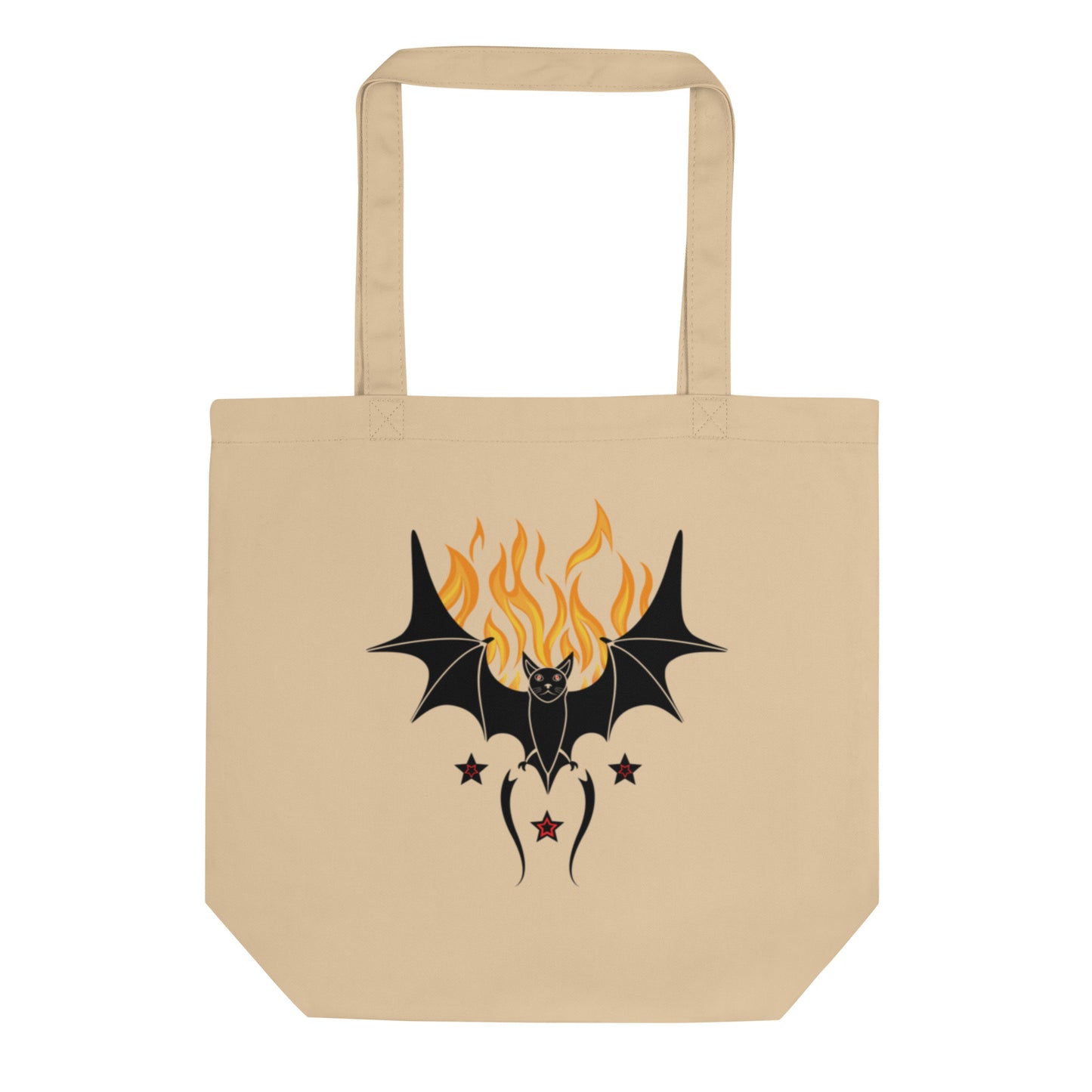 Eco Tote Bag Bat flame