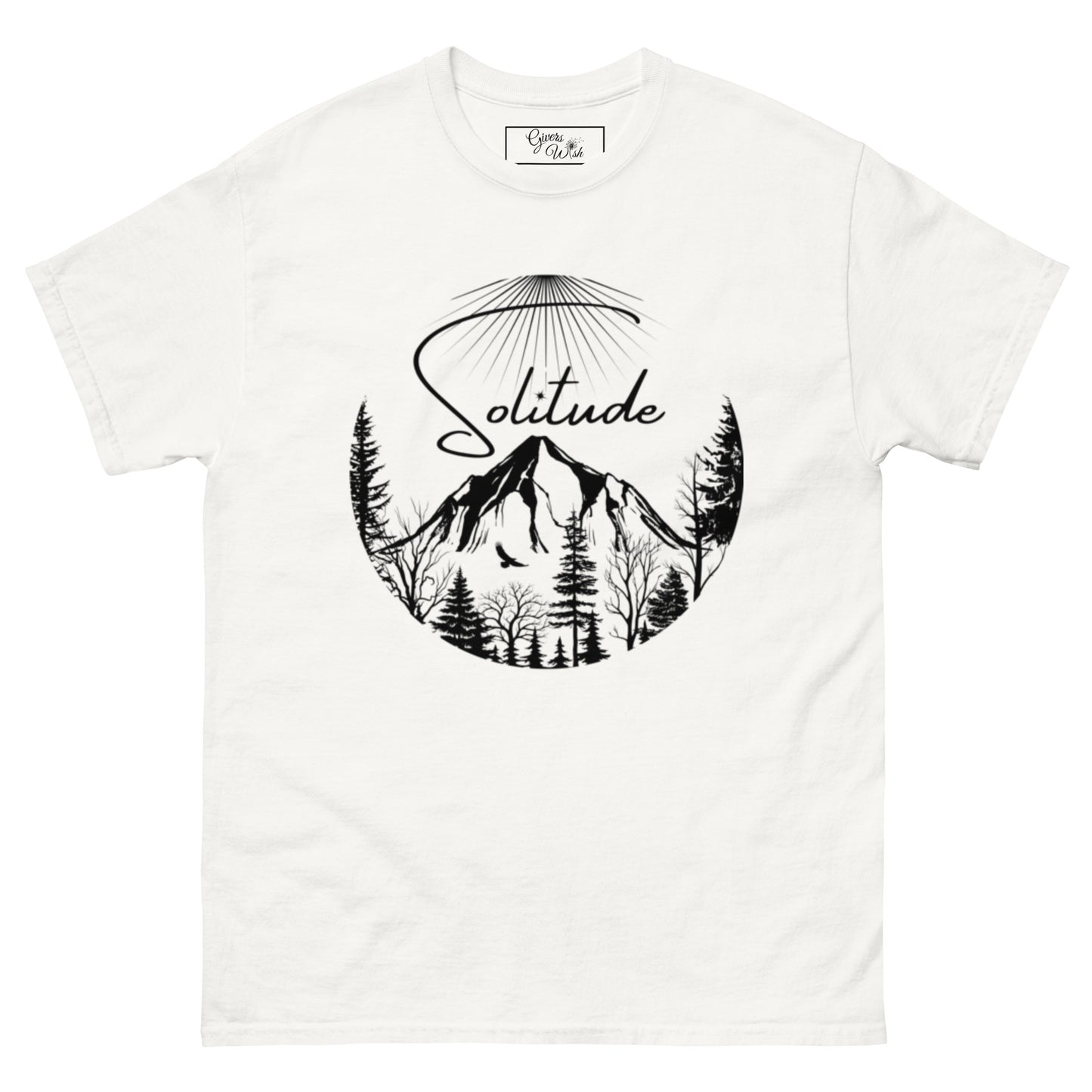 SOLITUDE Hiking Camping Mountains Cotton Unisex T-Shirt S-5XL
