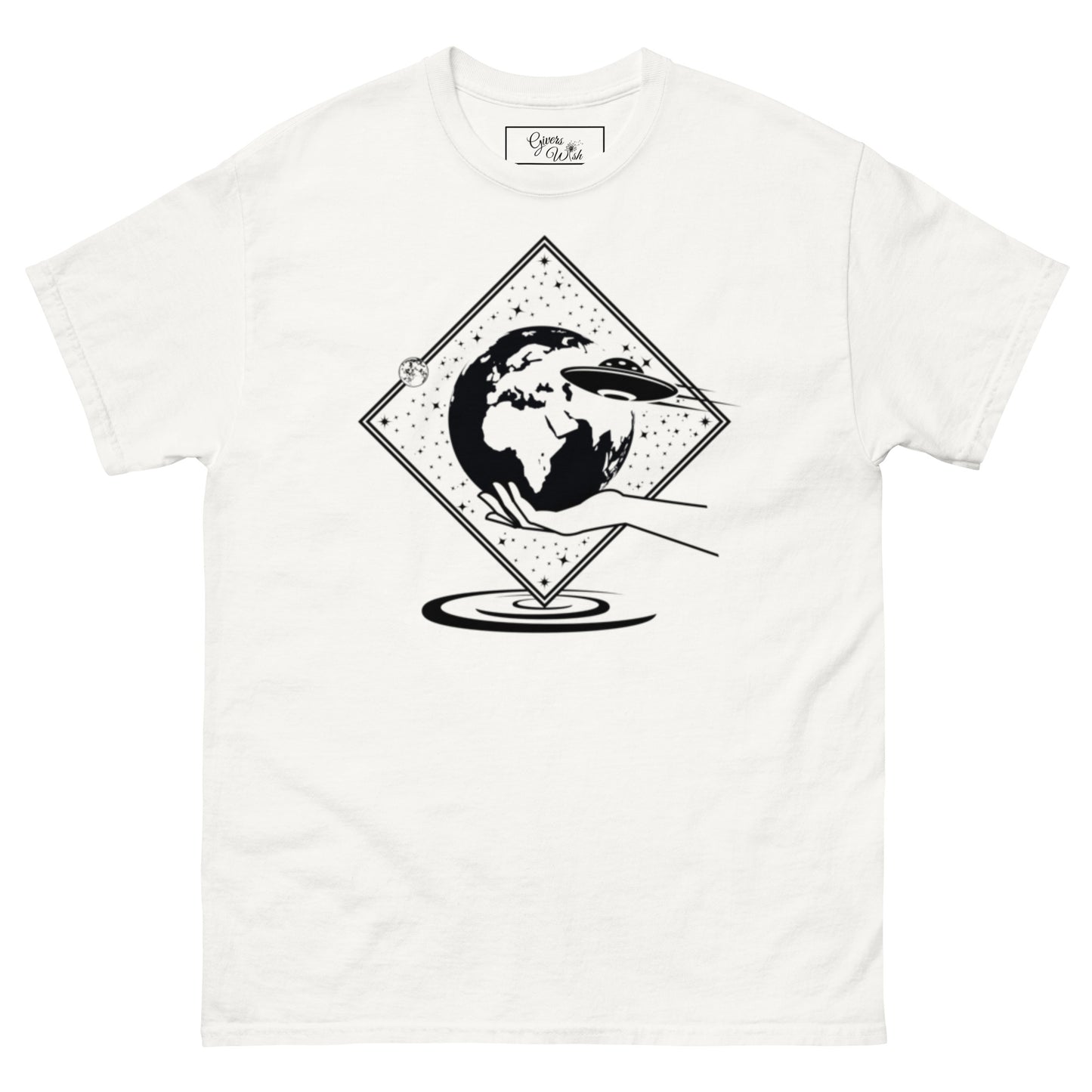 UFO Alien space themed Cotton Unisex T-Shirt S-5XL