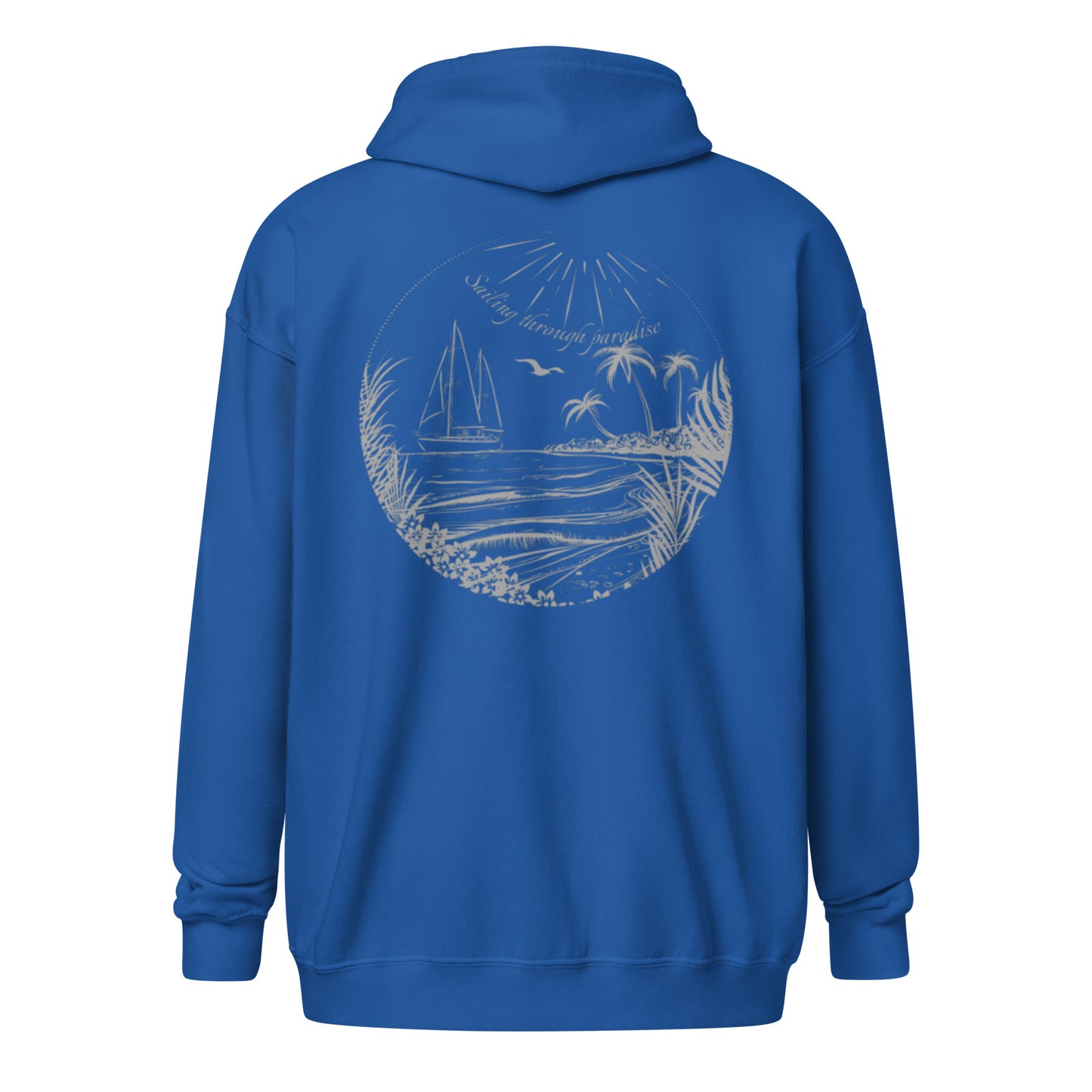 Unisex heavy blend zip hoodie Sailing
