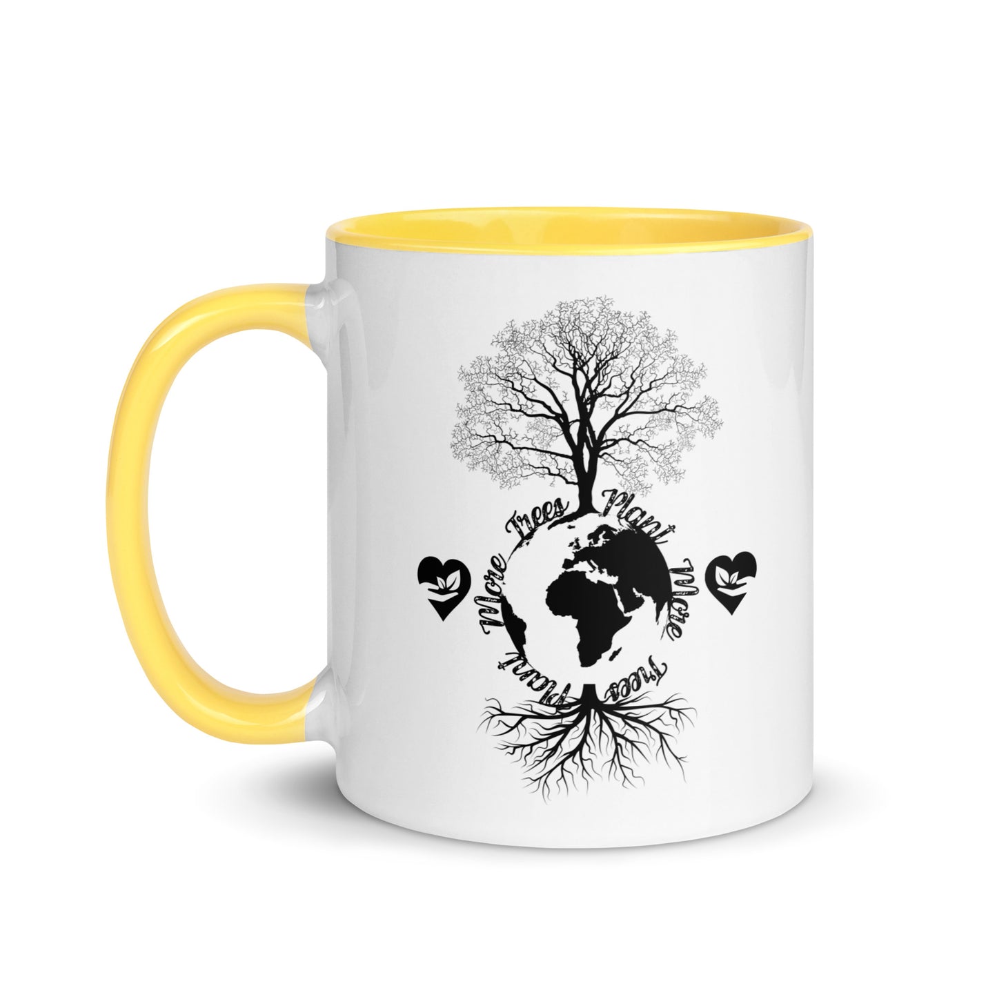 Mug with Color Inside Plant more trees