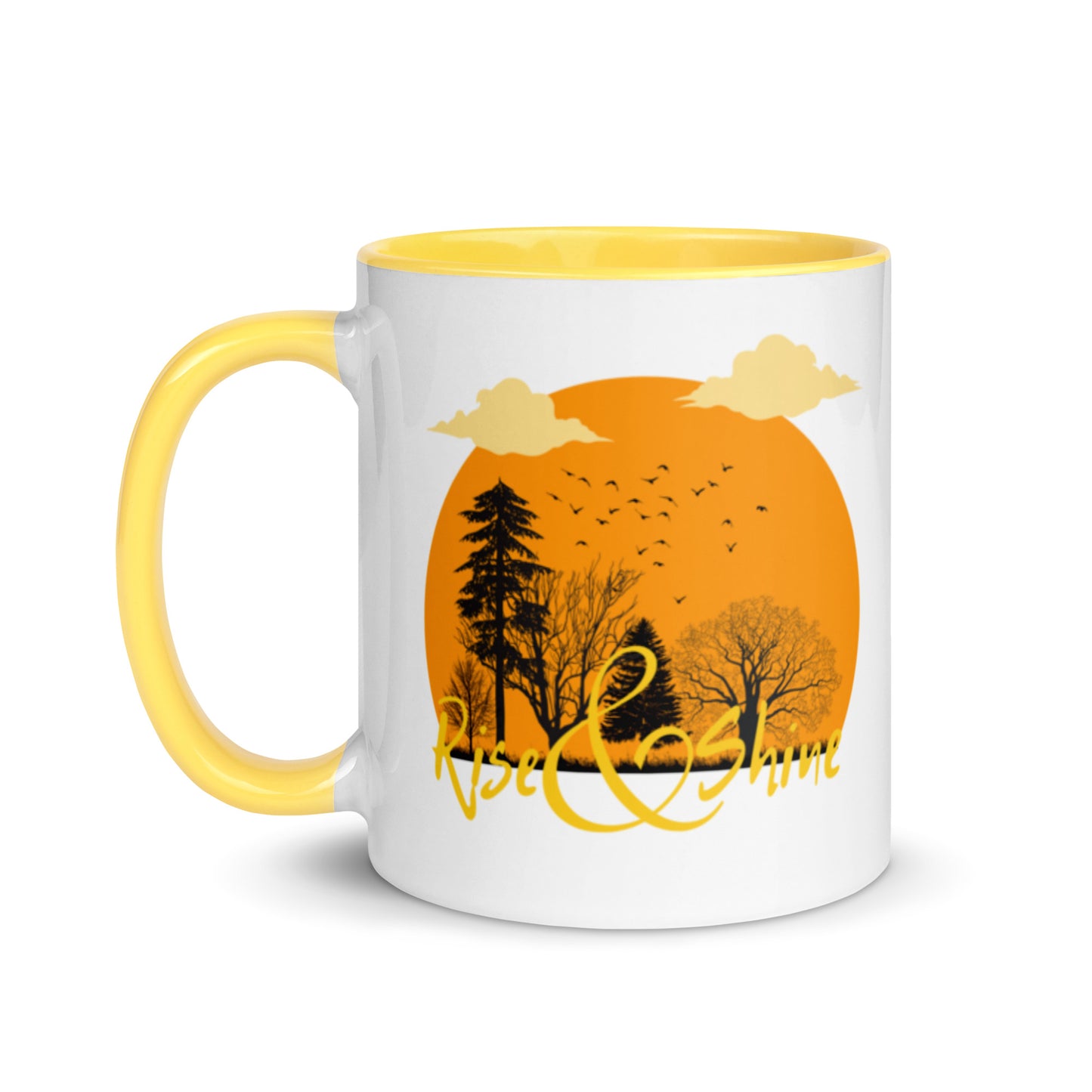 Rise & Shine Mug with Color Inside