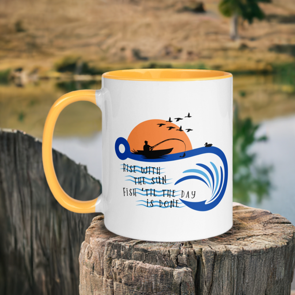 Mug with Color Inside Fishing