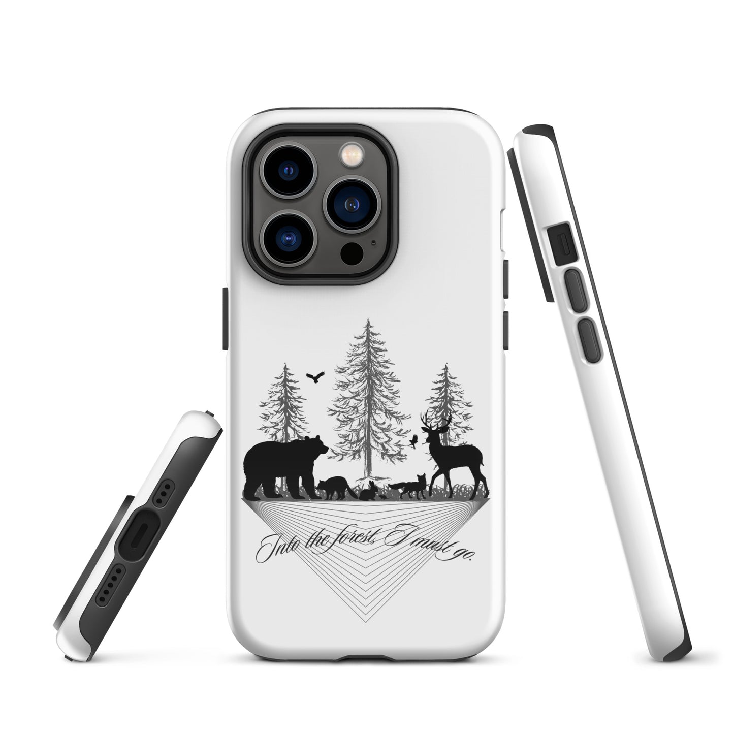 Tough Case for iPhone® into the forest
