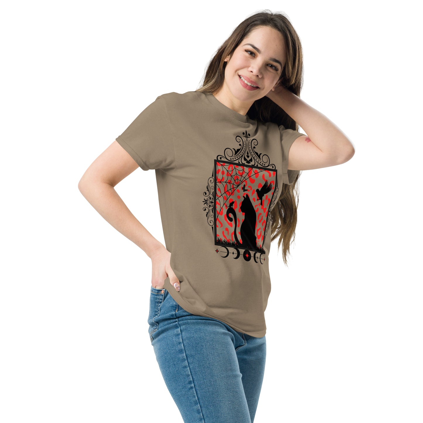 Unisex classic tee Moon Cat