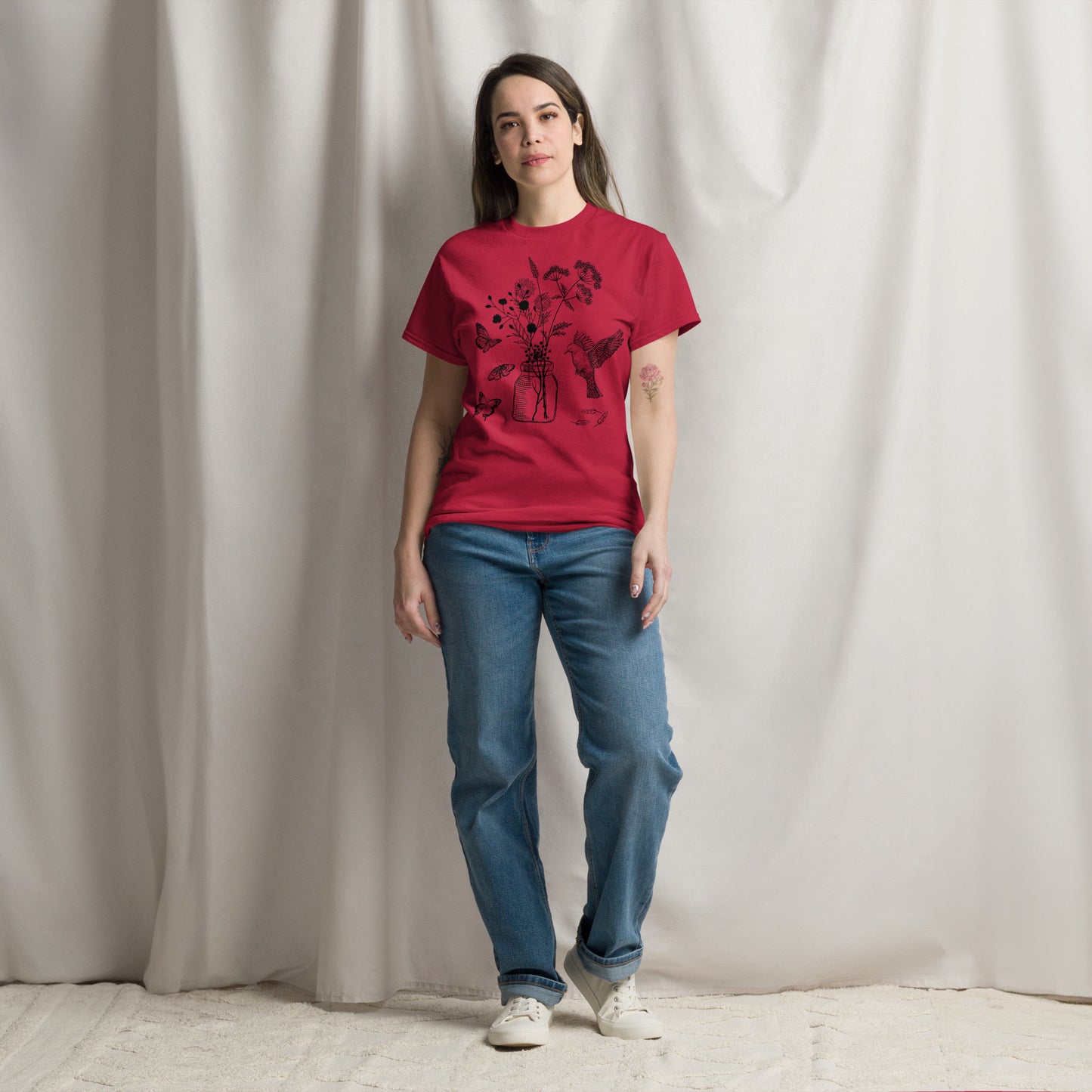 Unisex classic tee wildflowers