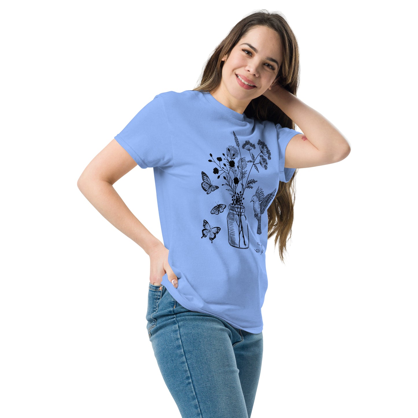 Unisex classic tee wildflowers