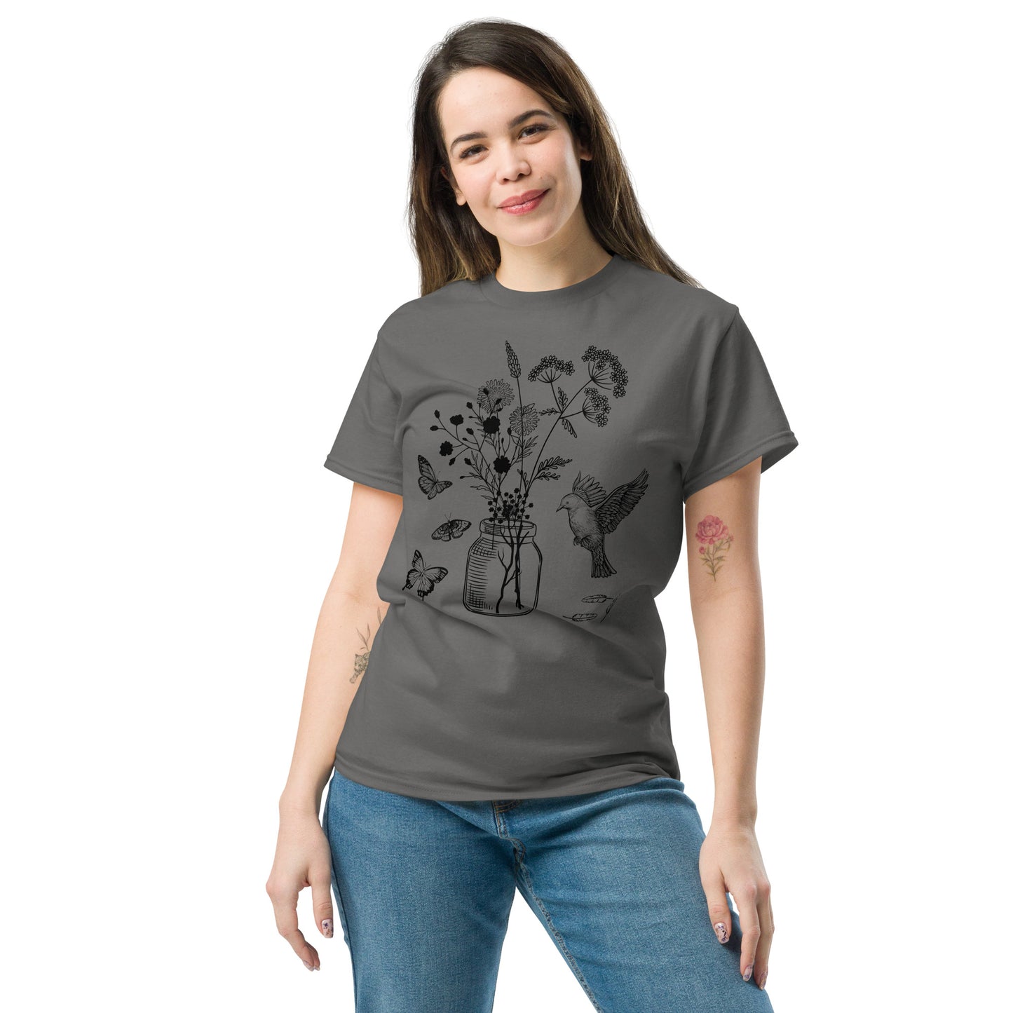 Unisex classic tee wildflowers