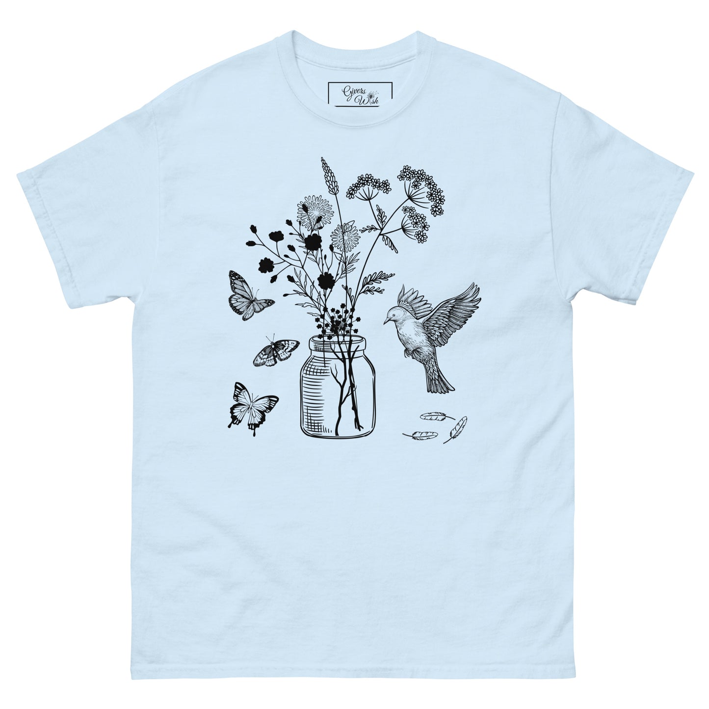 Unisex classic tee wildflowers