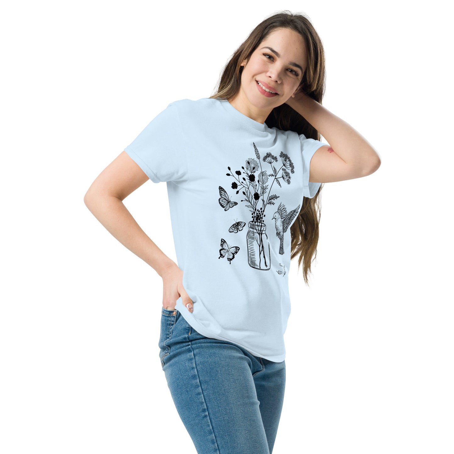 Unisex classic tee wildflowers