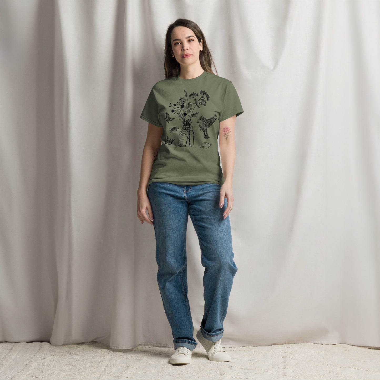 Unisex classic tee wildflowers