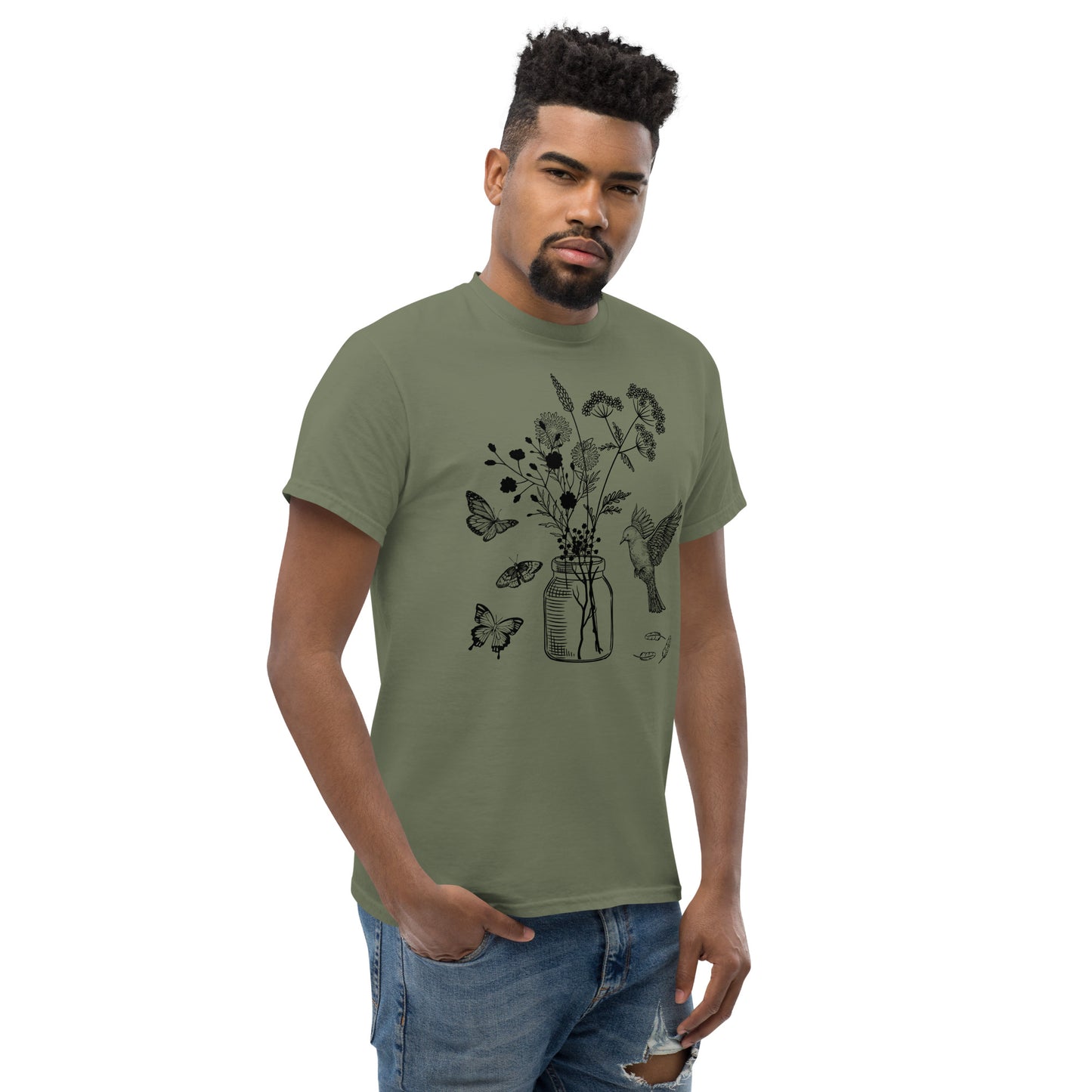 Unisex classic tee wildflowers