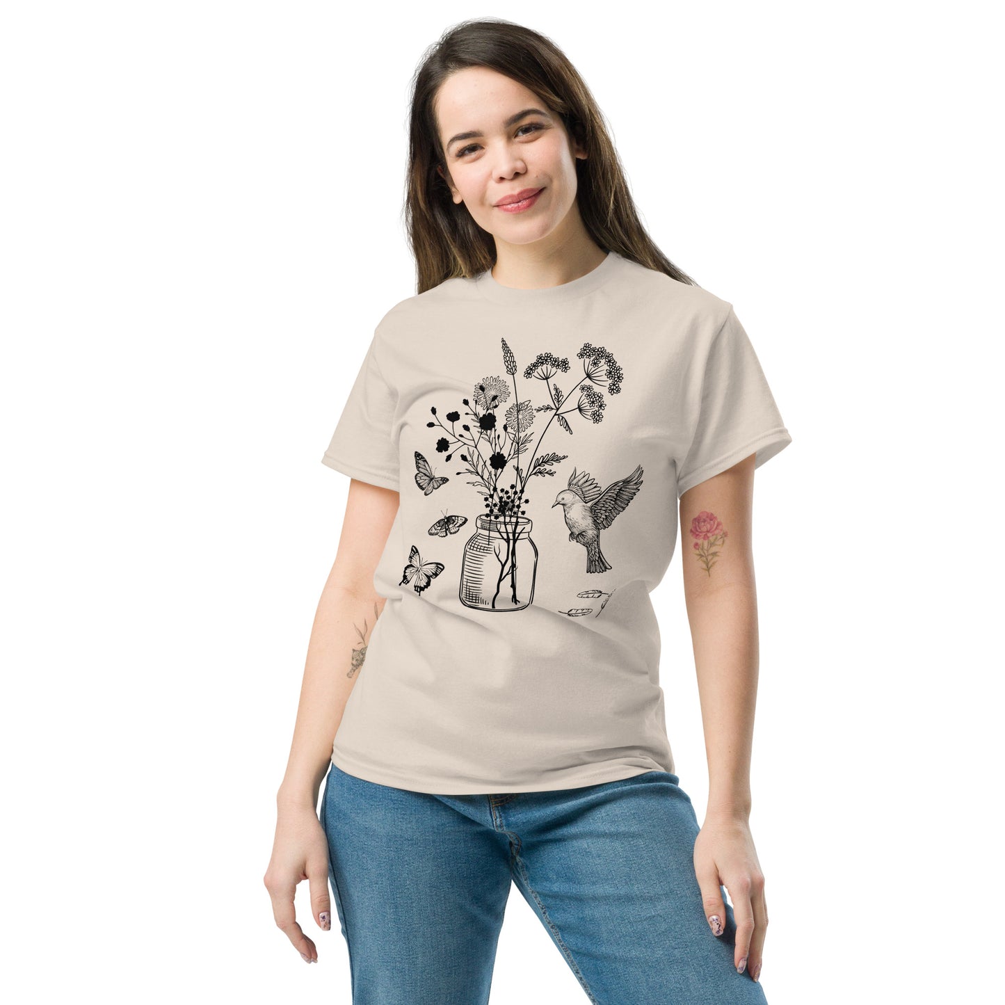 Unisex classic tee wildflowers