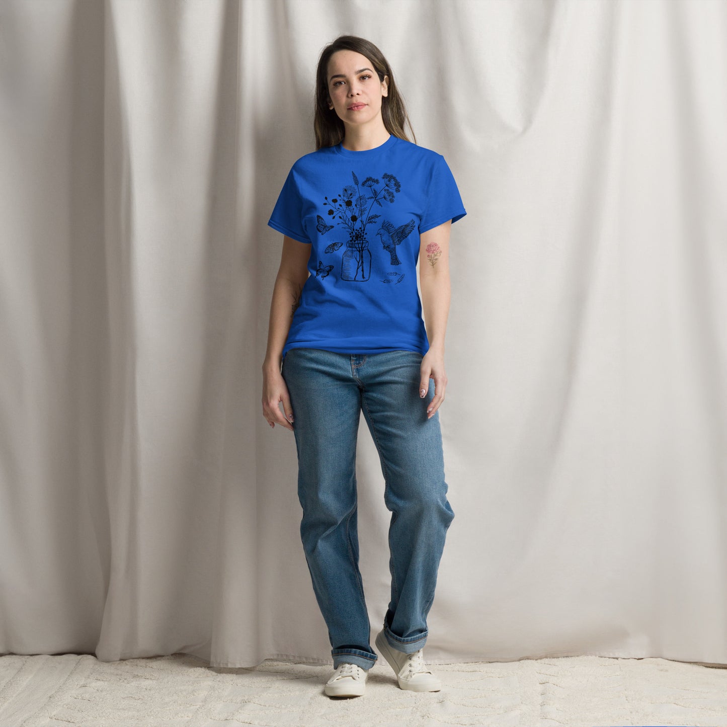 Unisex classic tee wildflowers