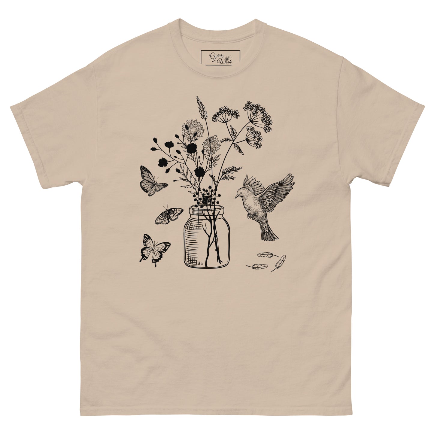 Unisex classic tee wildflowers