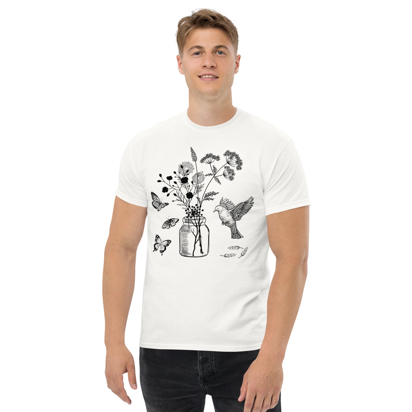 Unisex classic tee wildflowers