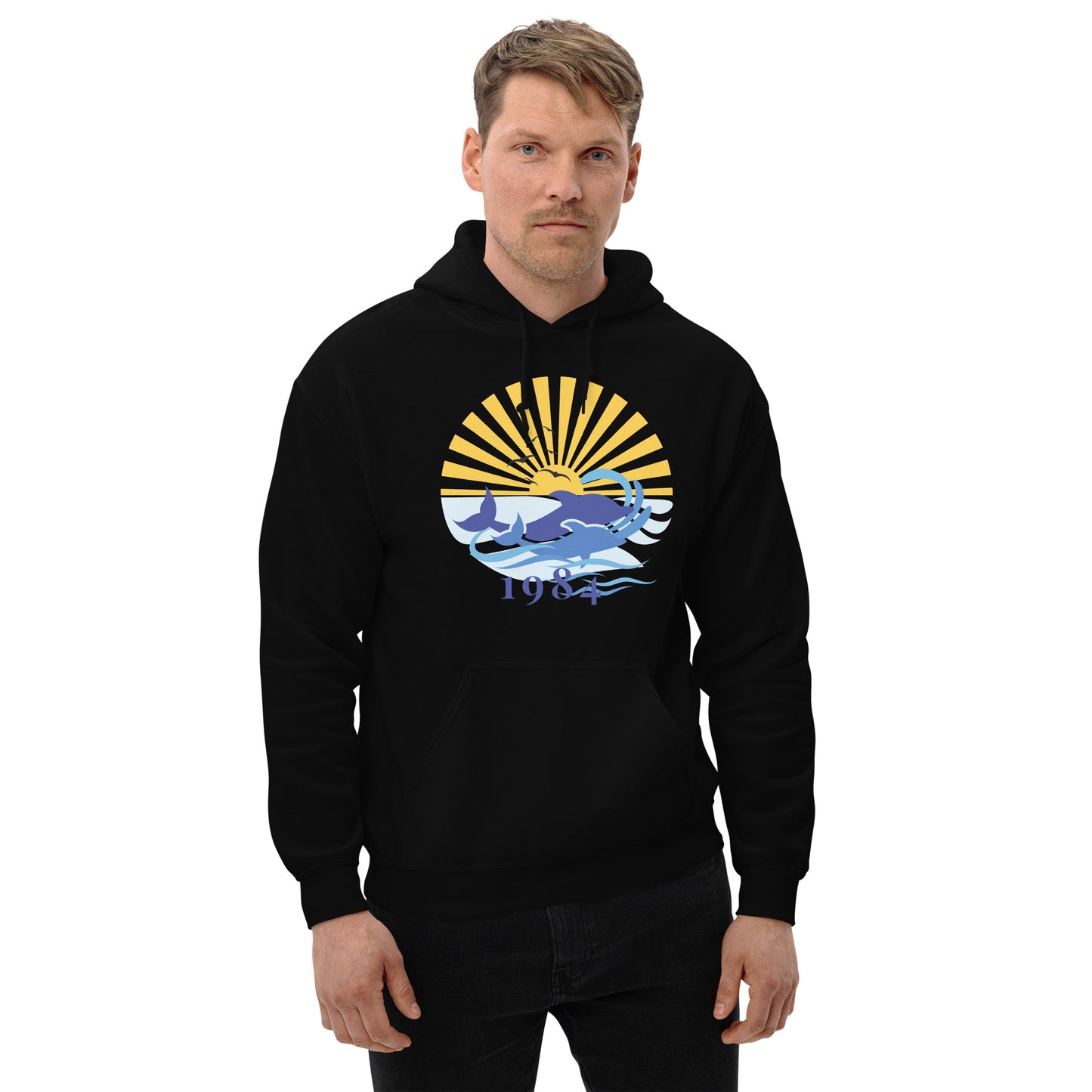 Unisex Hoodie 1984 Dolphin