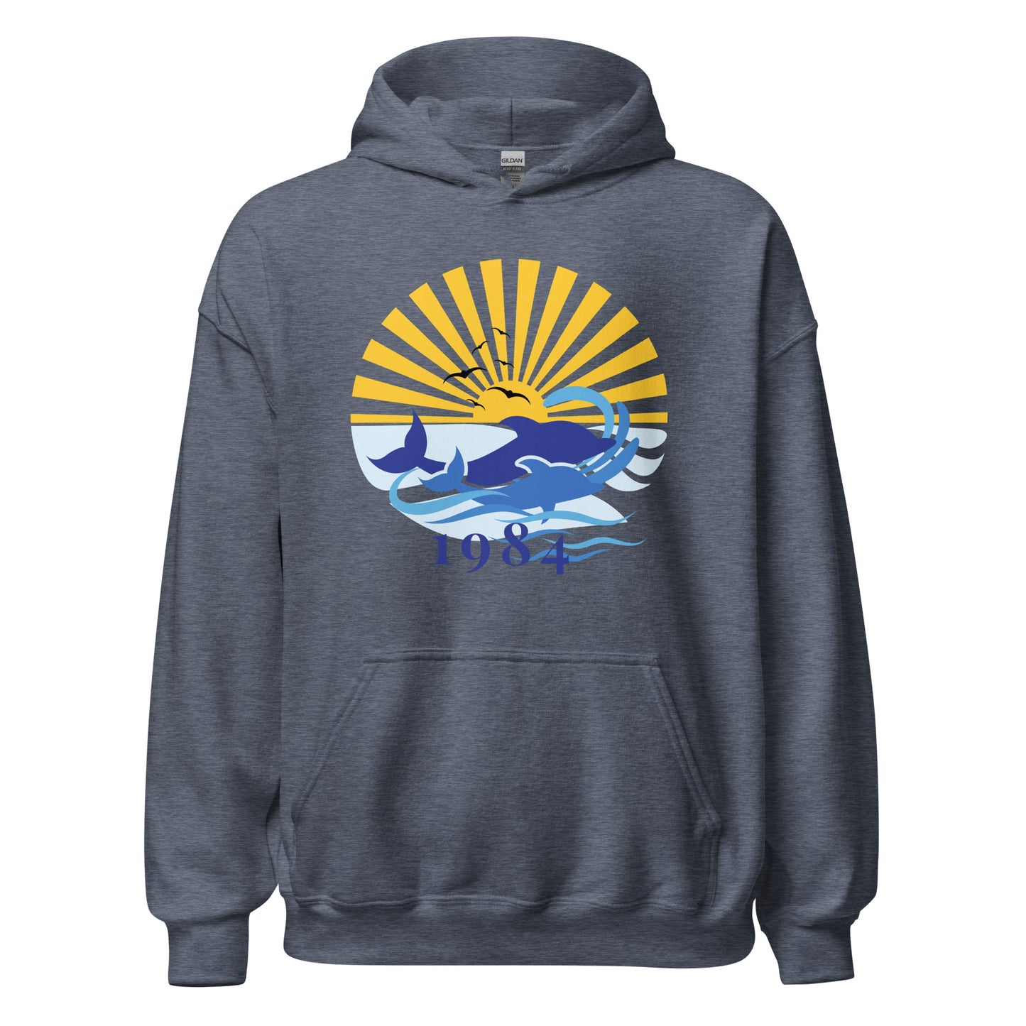 Unisex Hoodie 1984 Dolphin