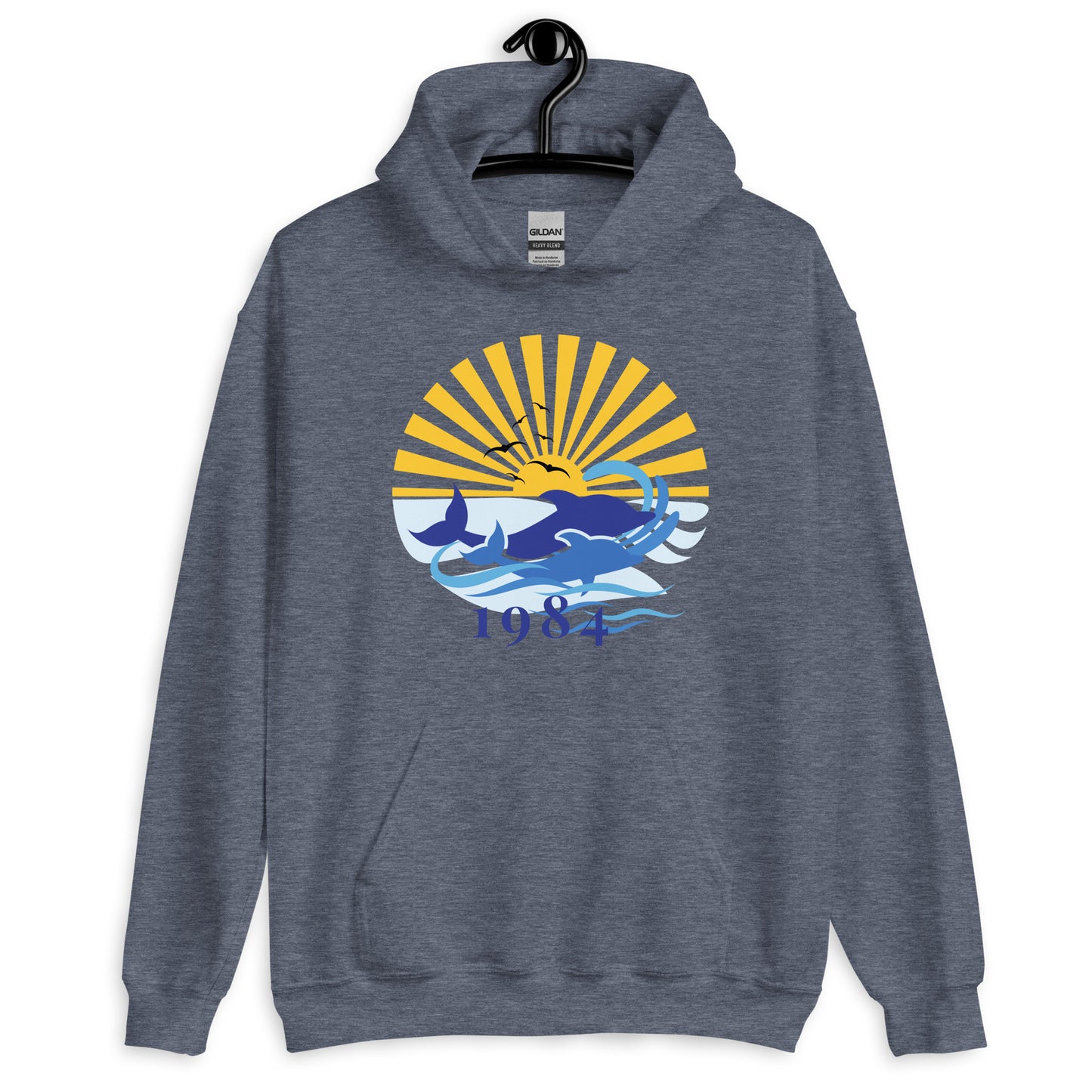 Unisex Hoodie 1984 Dolphin