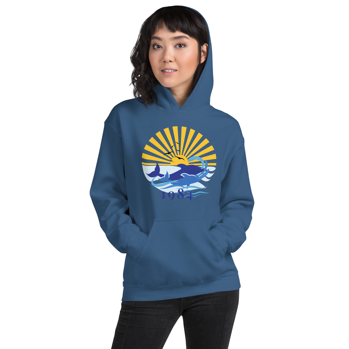 Unisex Hoodie 1984 Dolphin