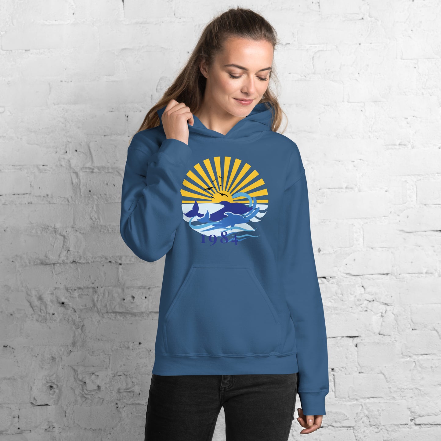 Unisex Hoodie 1984 Dolphin