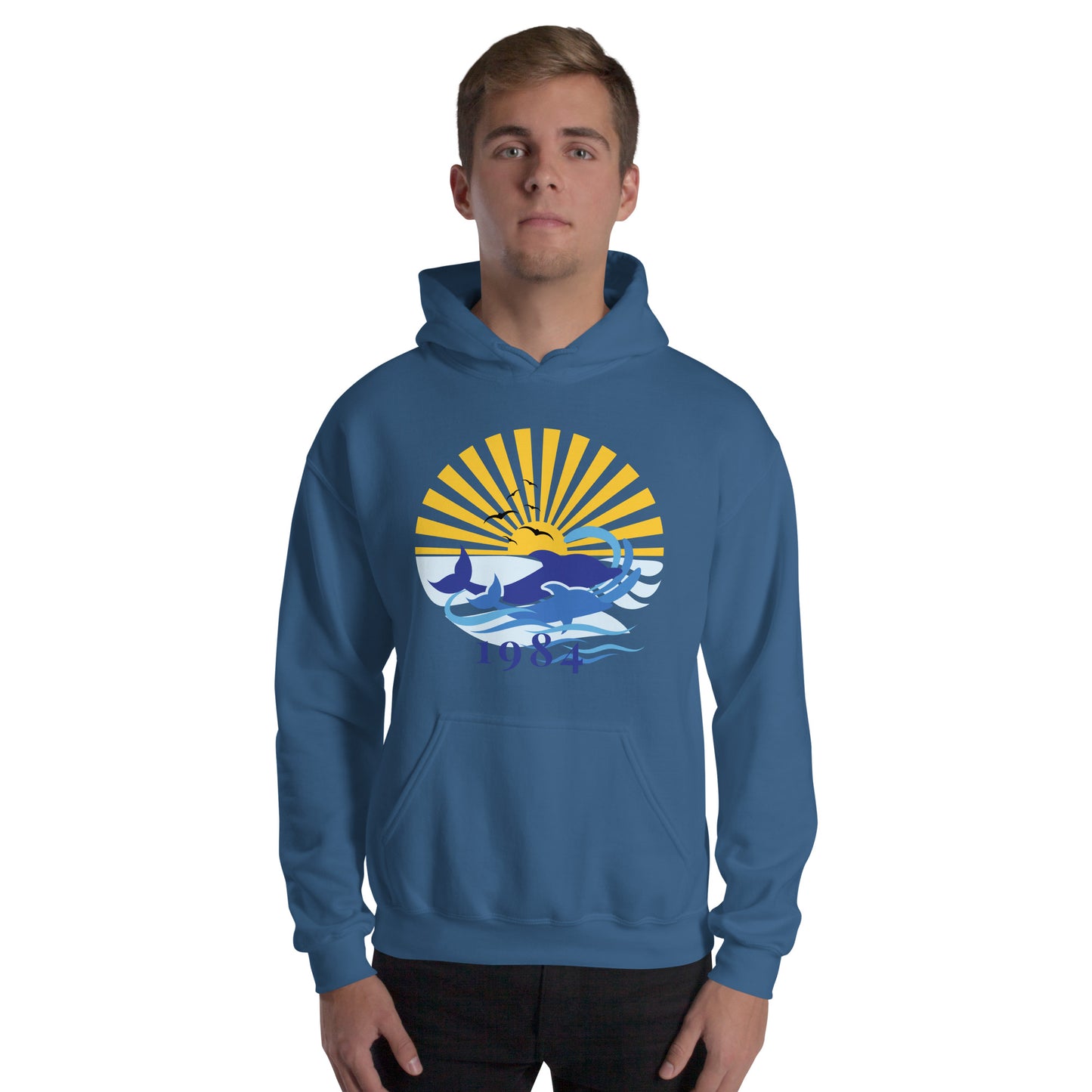 Unisex Hoodie 1984 Dolphin