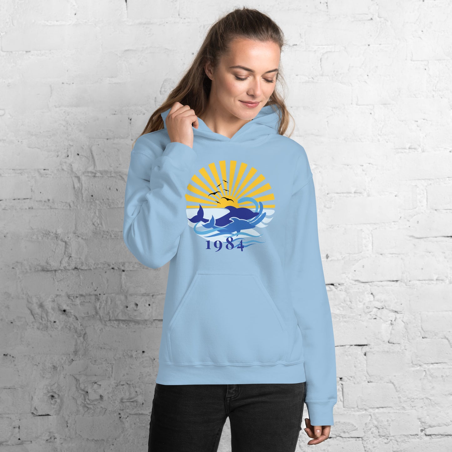 Unisex Hoodie 1984 Dolphin