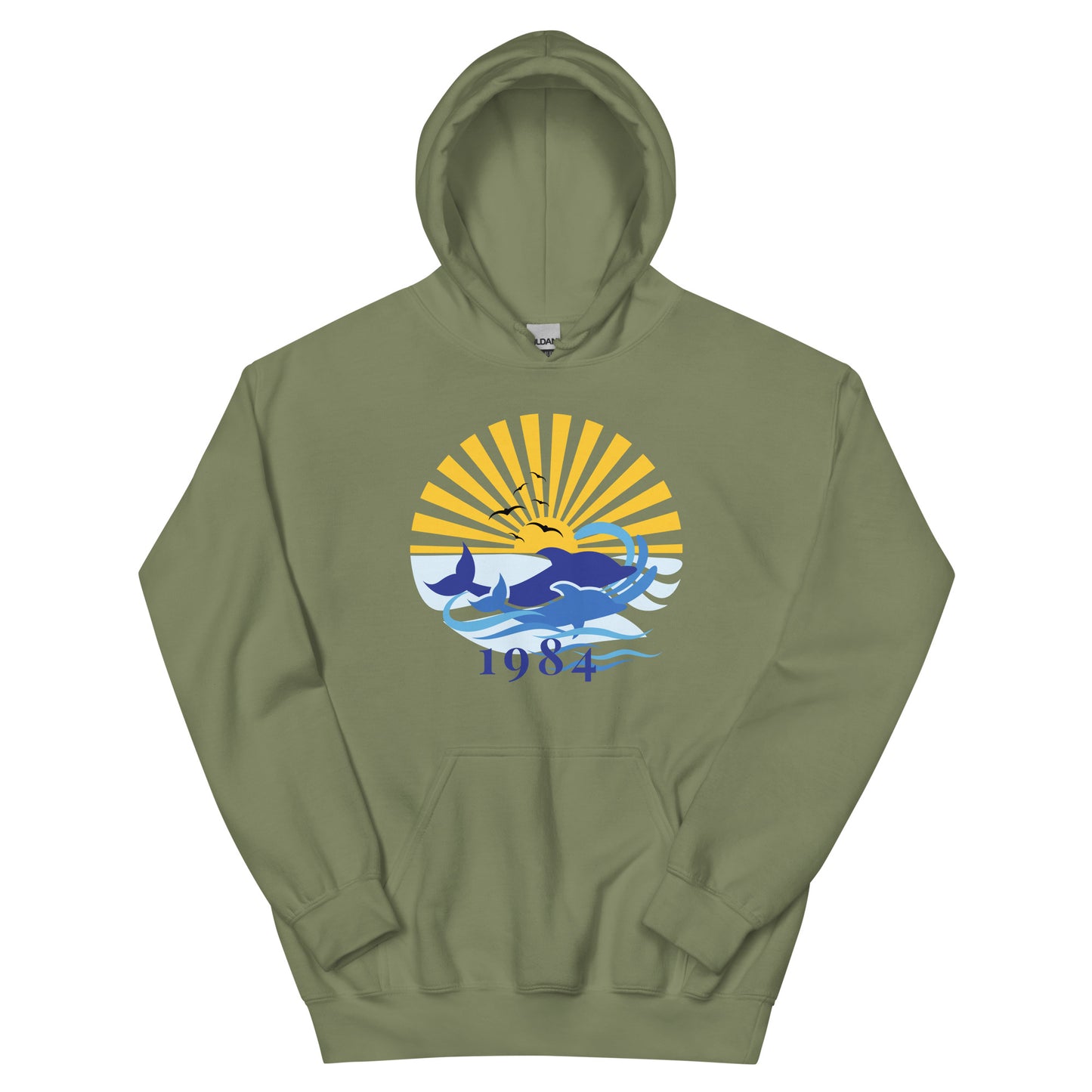 Unisex Hoodie 1984 Dolphin