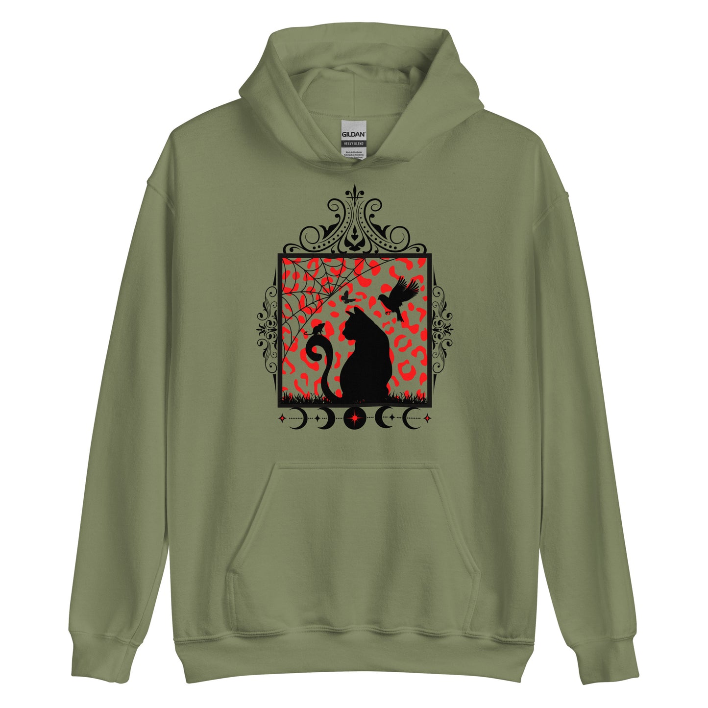 Unisex Hoodie Moon Cat