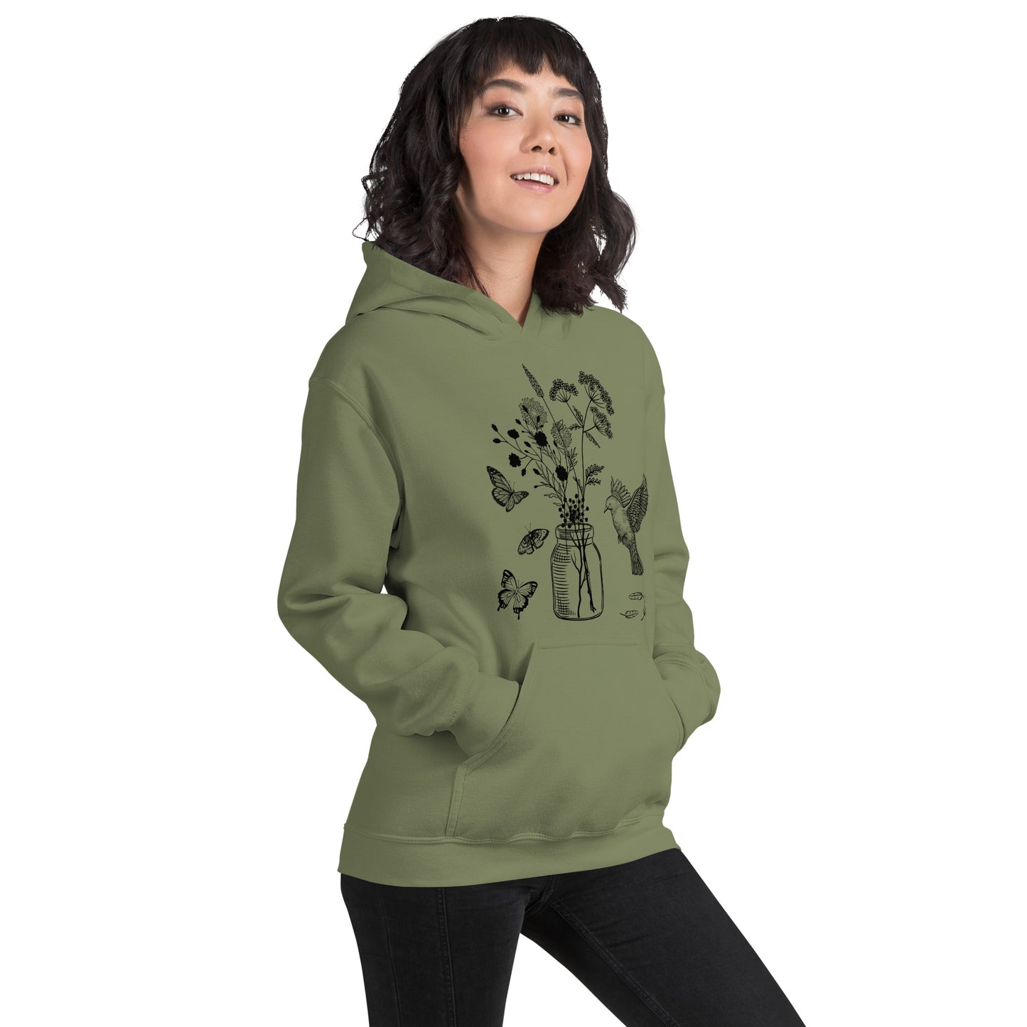 Unisex Hoodie wildflowers