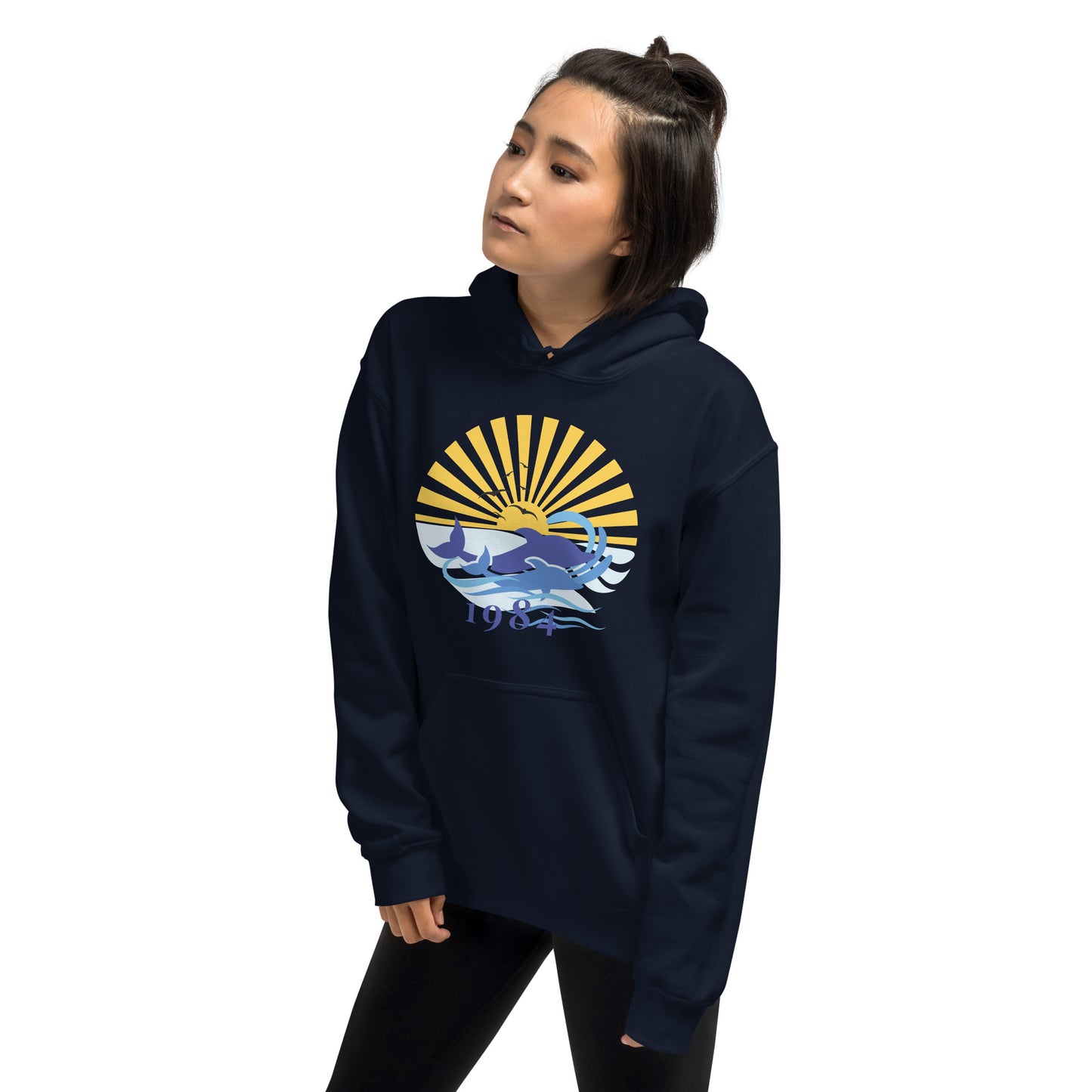 Unisex Hoodie 1984 Dolphin