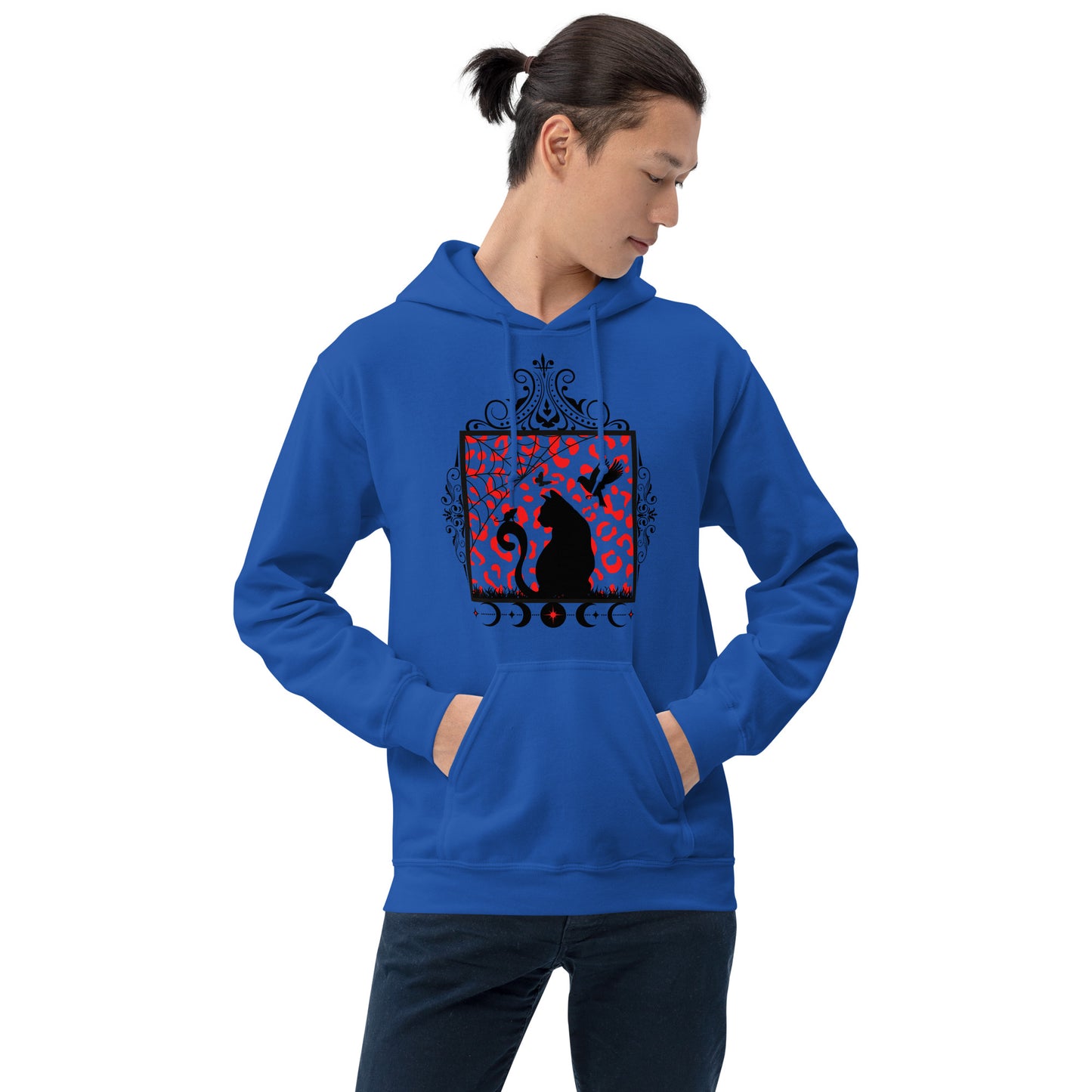 Unisex Hoodie Moon Cat