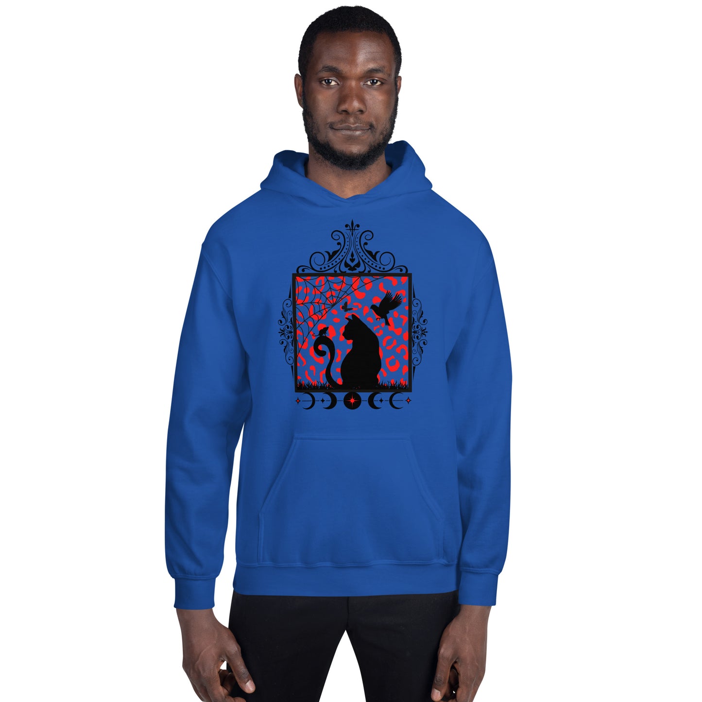 Unisex Hoodie Moon Cat