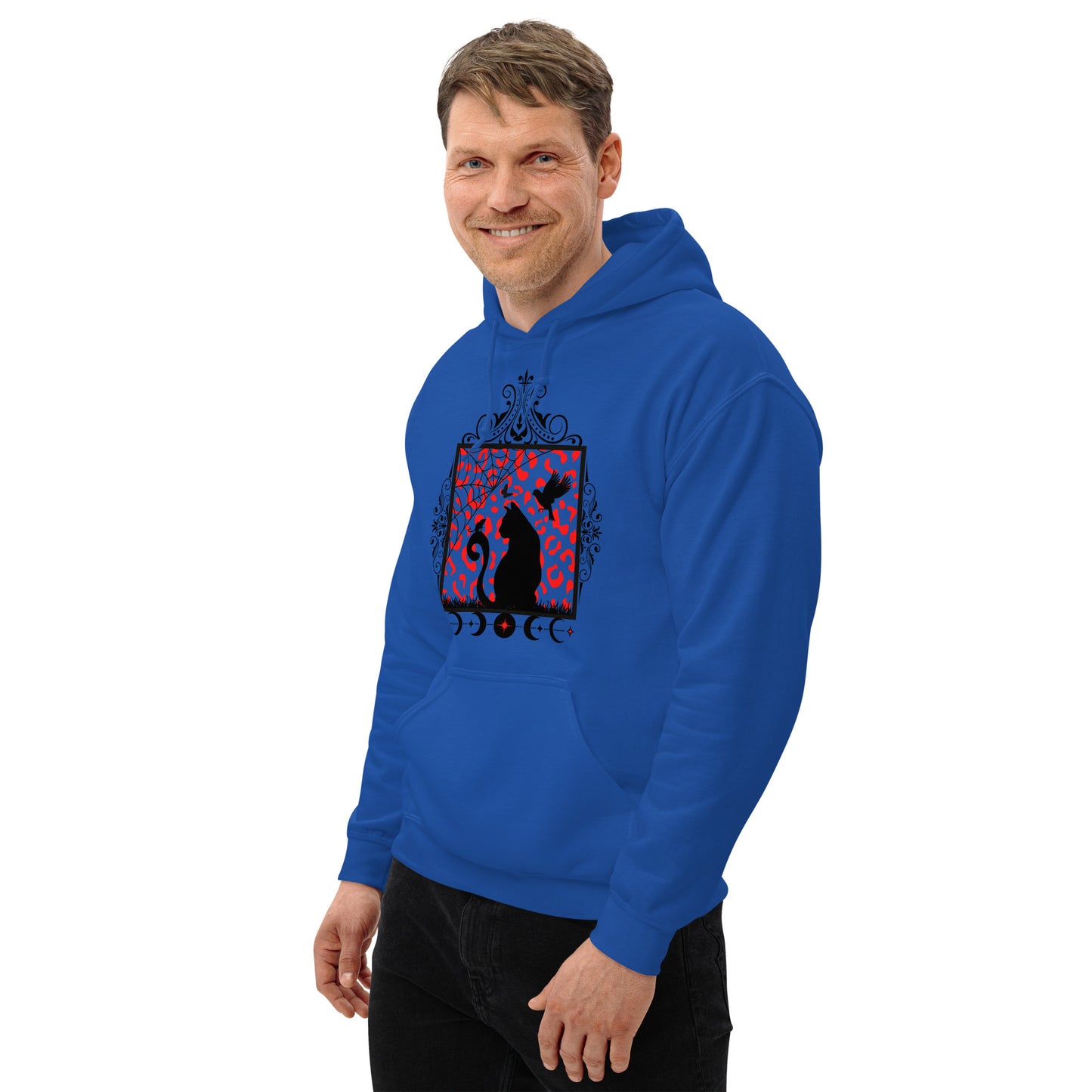 Unisex Hoodie Moon Cat