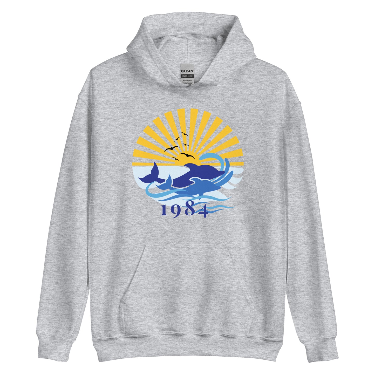 Unisex Hoodie 1984 Dolphin