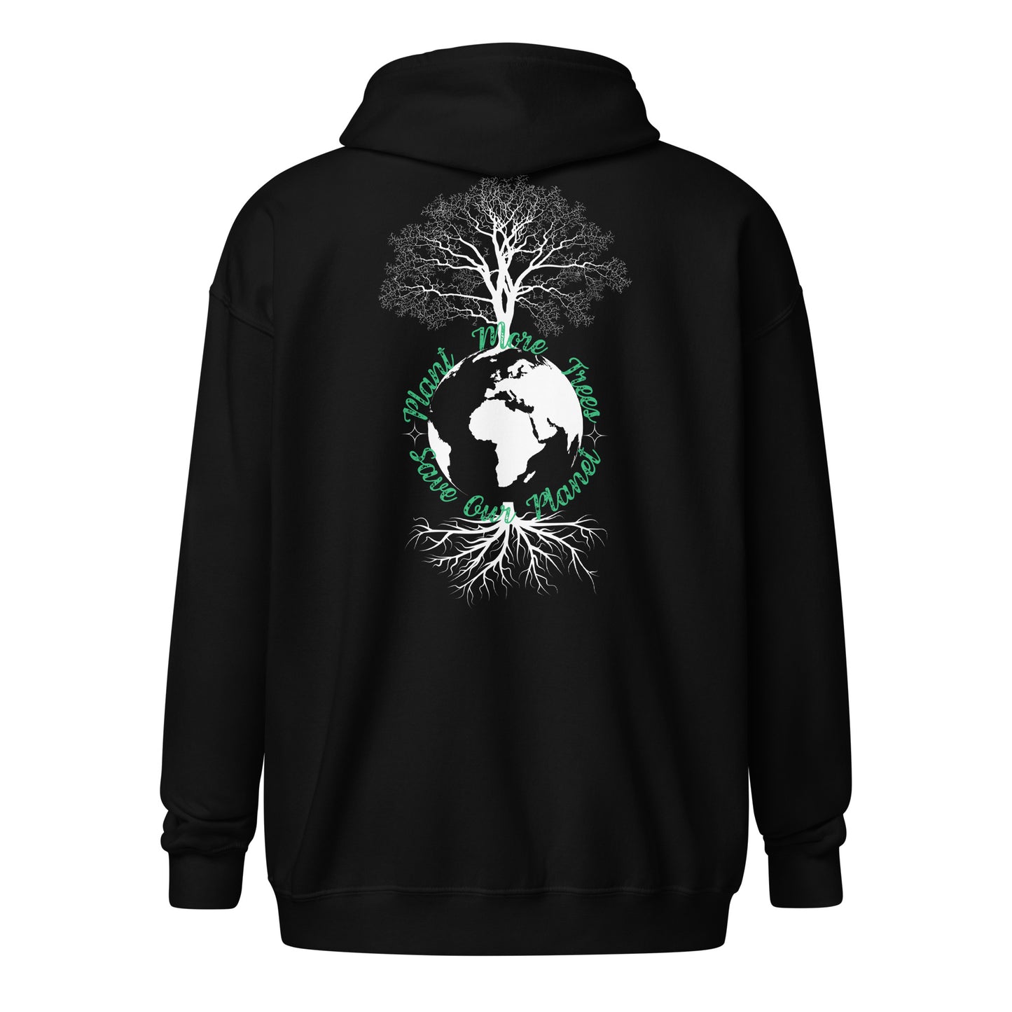 Unisex heavy blend zip hoodie plant more trees