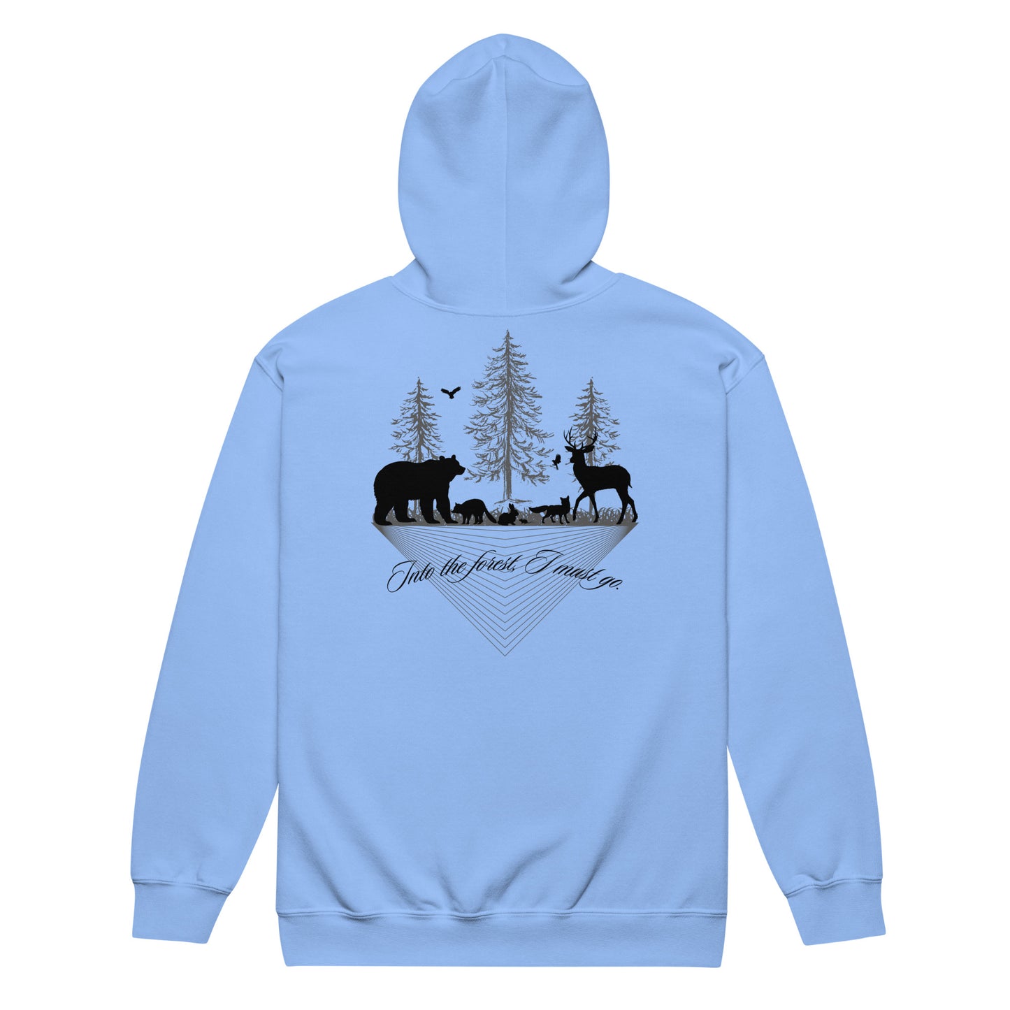 Unisex heavy blend zip hoodie Into the forest