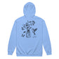 Unisex heavy blend zip hoodie wildflowers