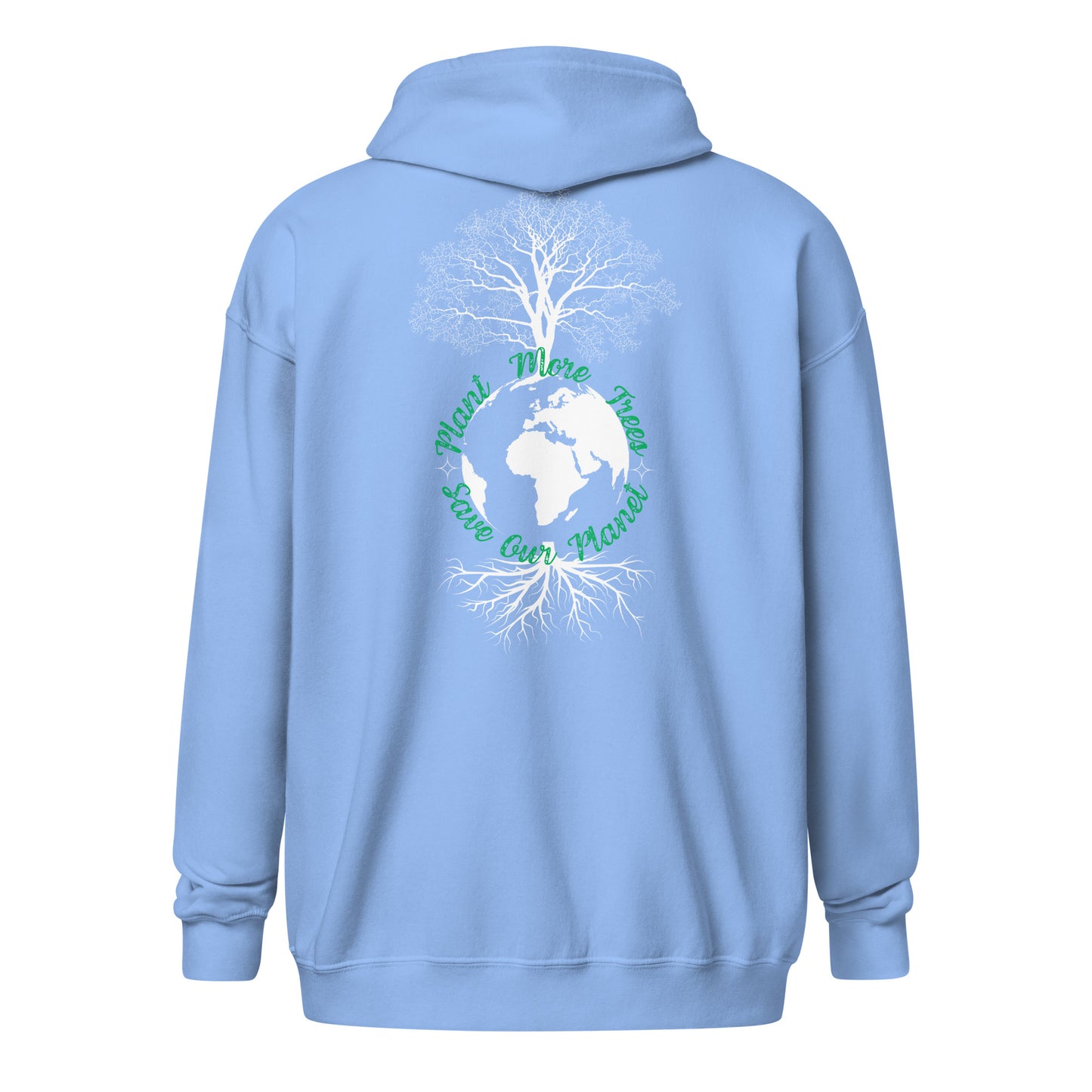 Unisex heavy blend zip hoodie plant more trees