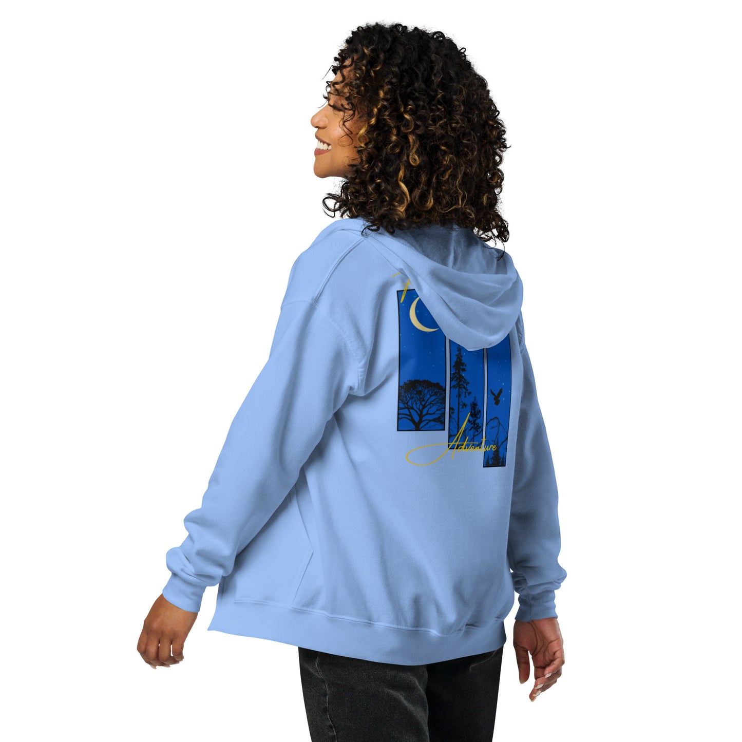 Unisex heavy blend zip hoodie Find Your Own Adventure