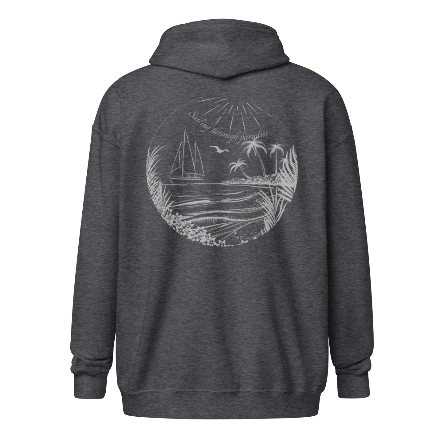 Unisex heavy blend zip hoodie Sailing