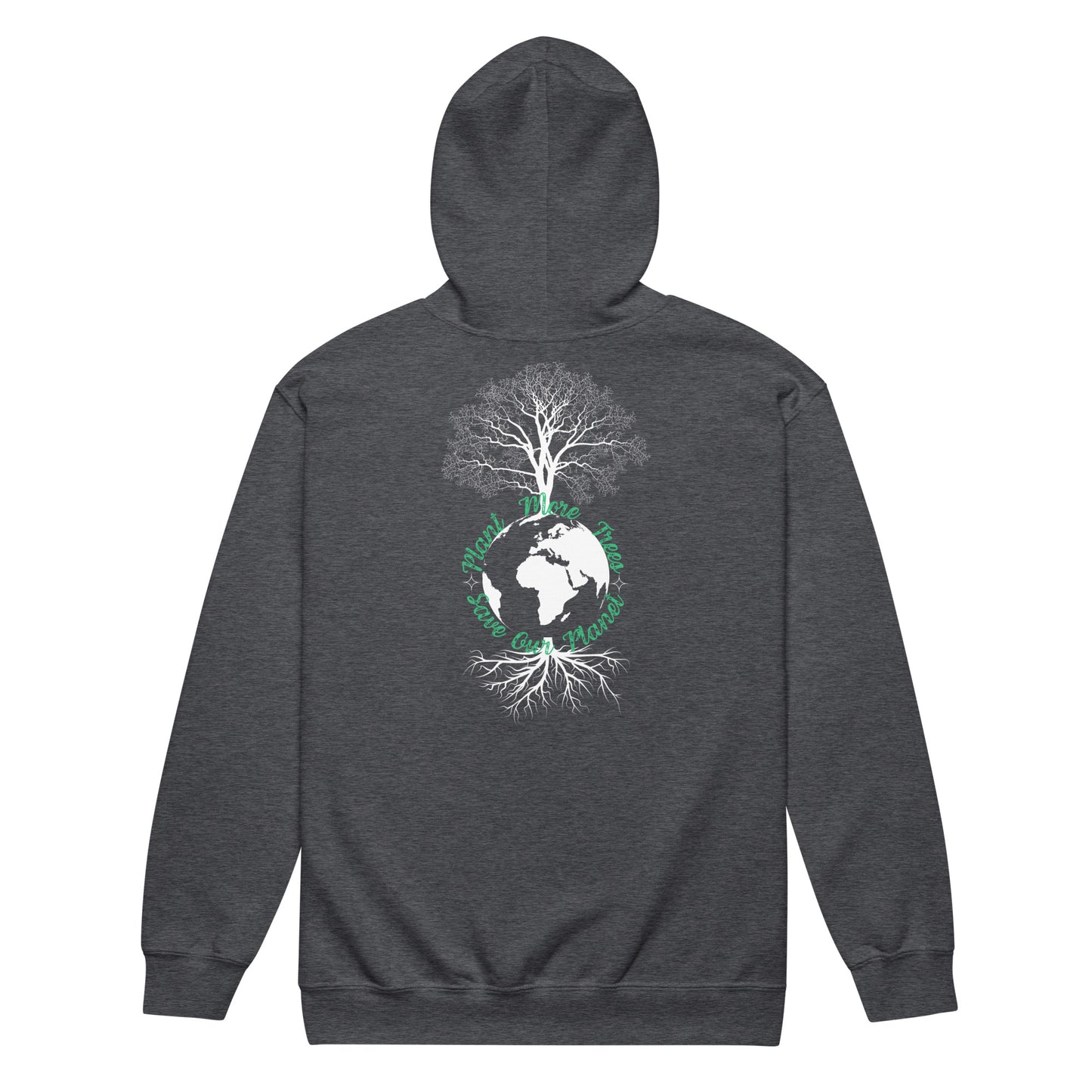 Unisex heavy blend zip hoodie plant more trees