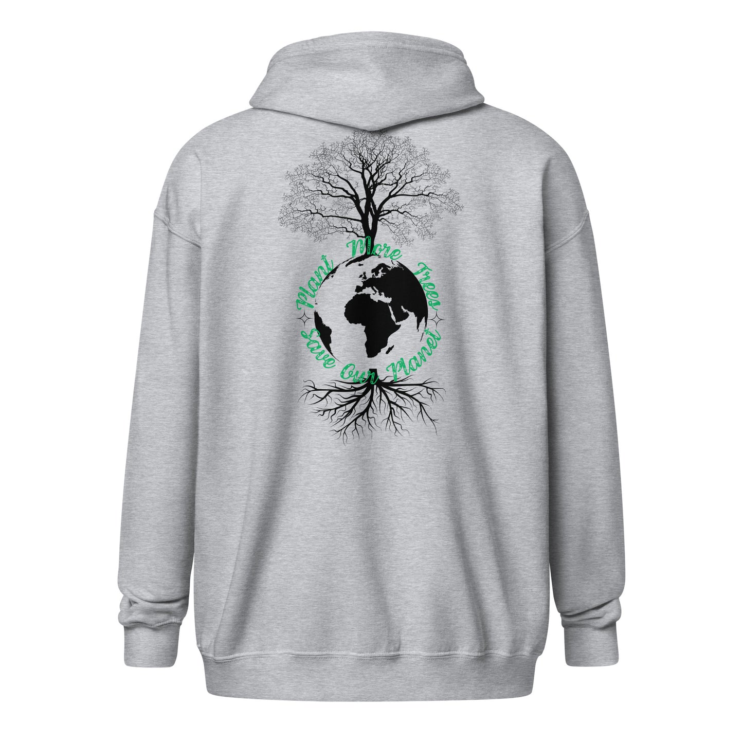 Unisex heavy blend zip hoodie Plant More Trees