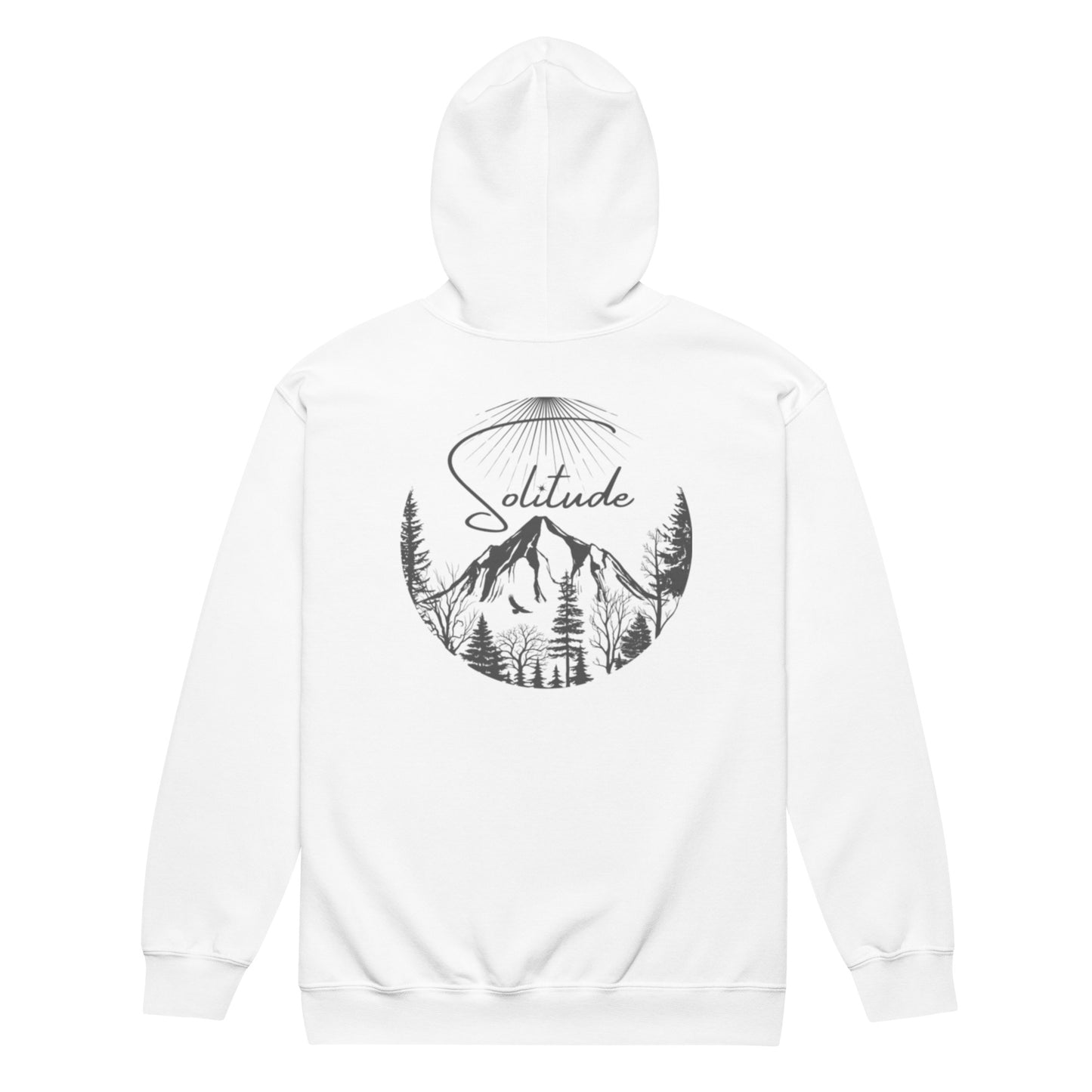 Unisex heavy blend zip hoodie Solitude