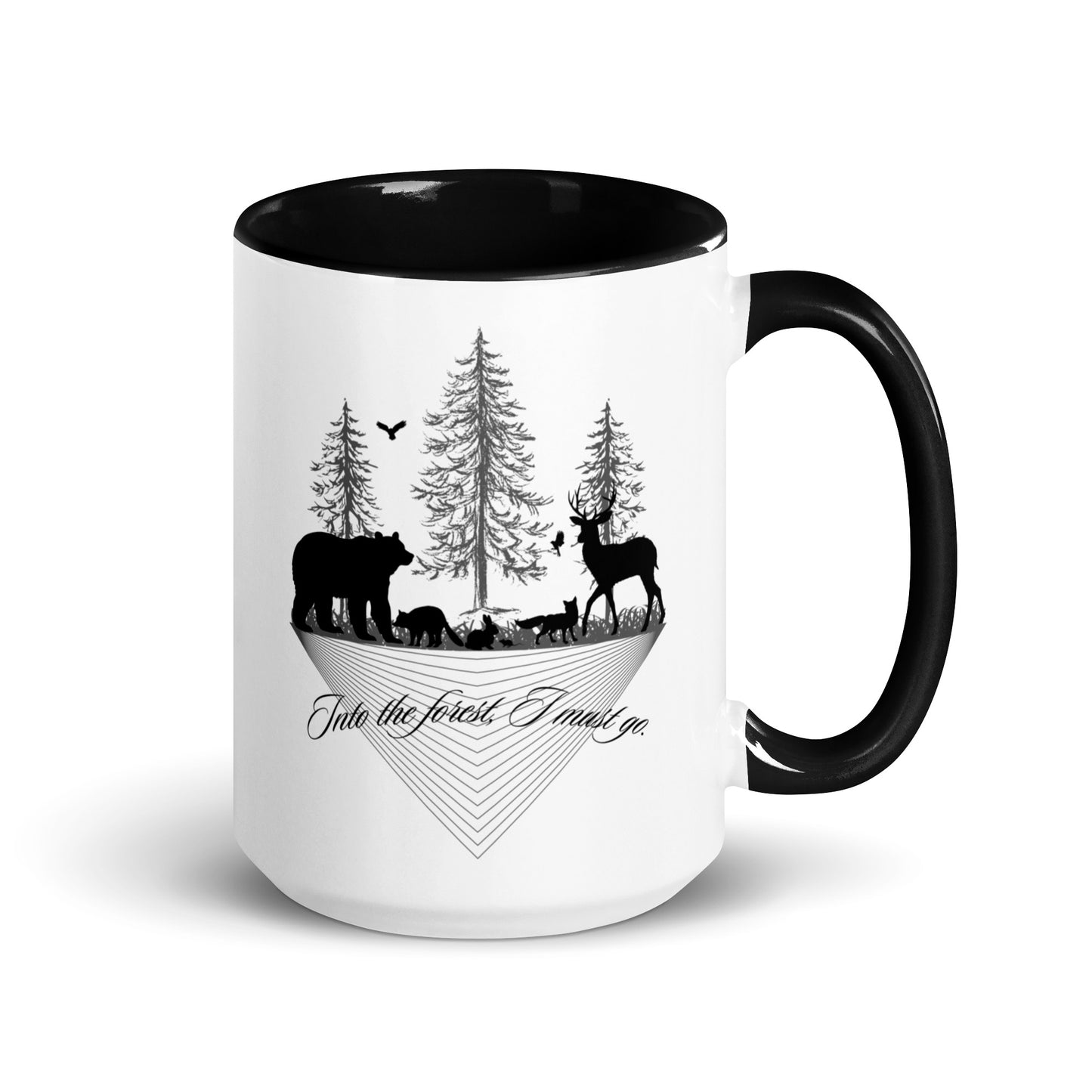 Mug with Color Inside Into the Forest