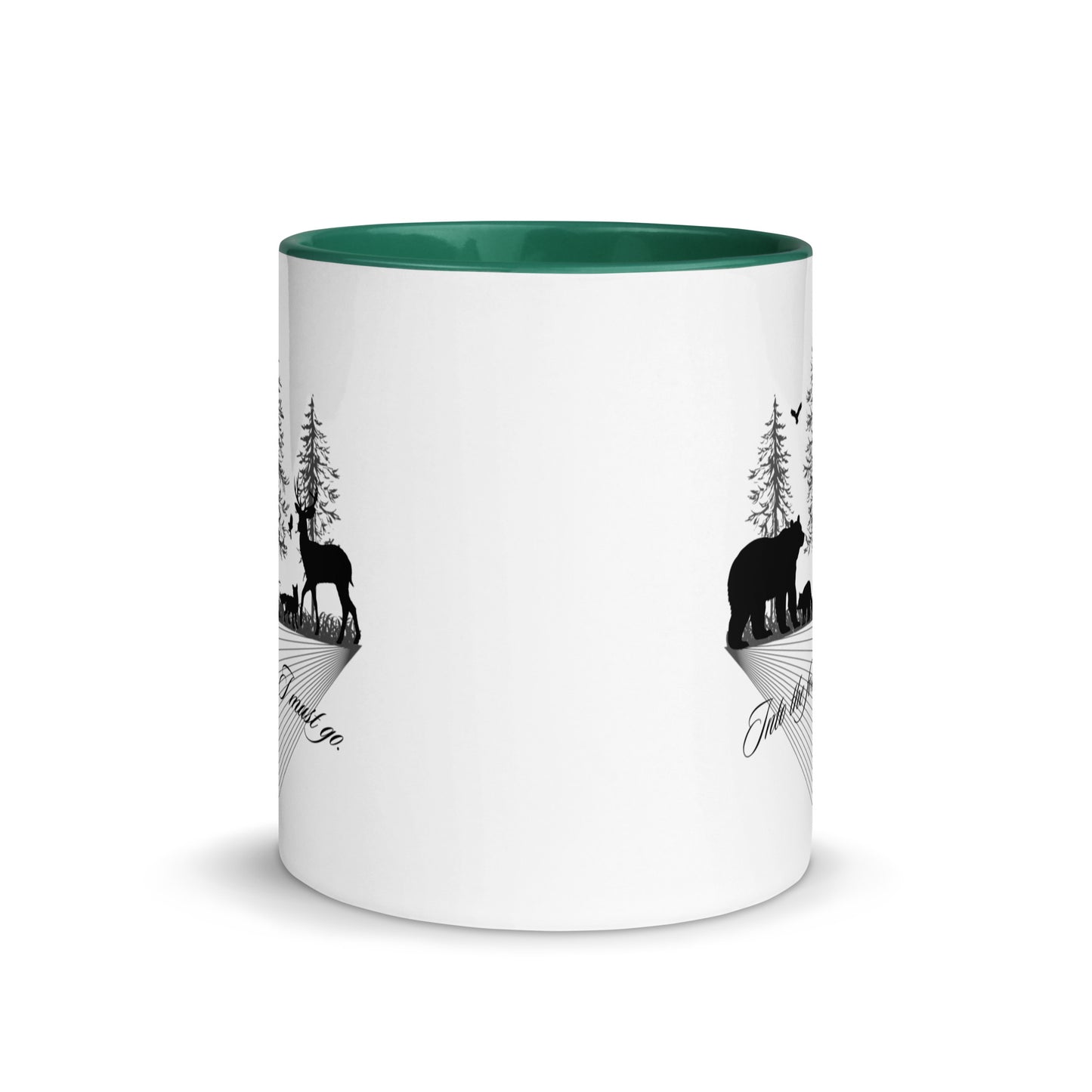 Mug with Color Inside Into the Forest