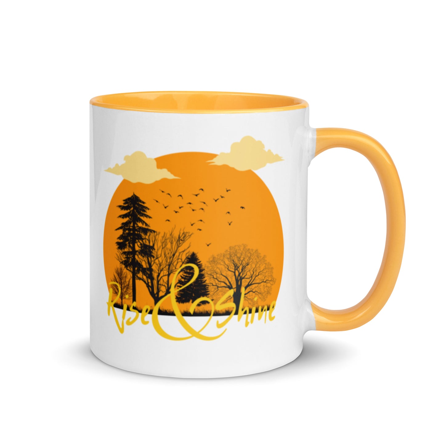 Rise & Shine Mug with Color Inside