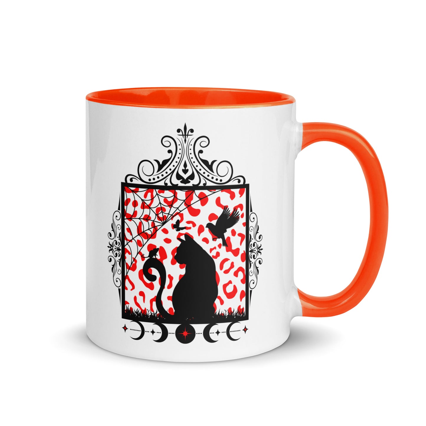 Moon Cat Mug with Color Inside