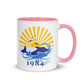 1984 Dolphin Mug with Color Inside