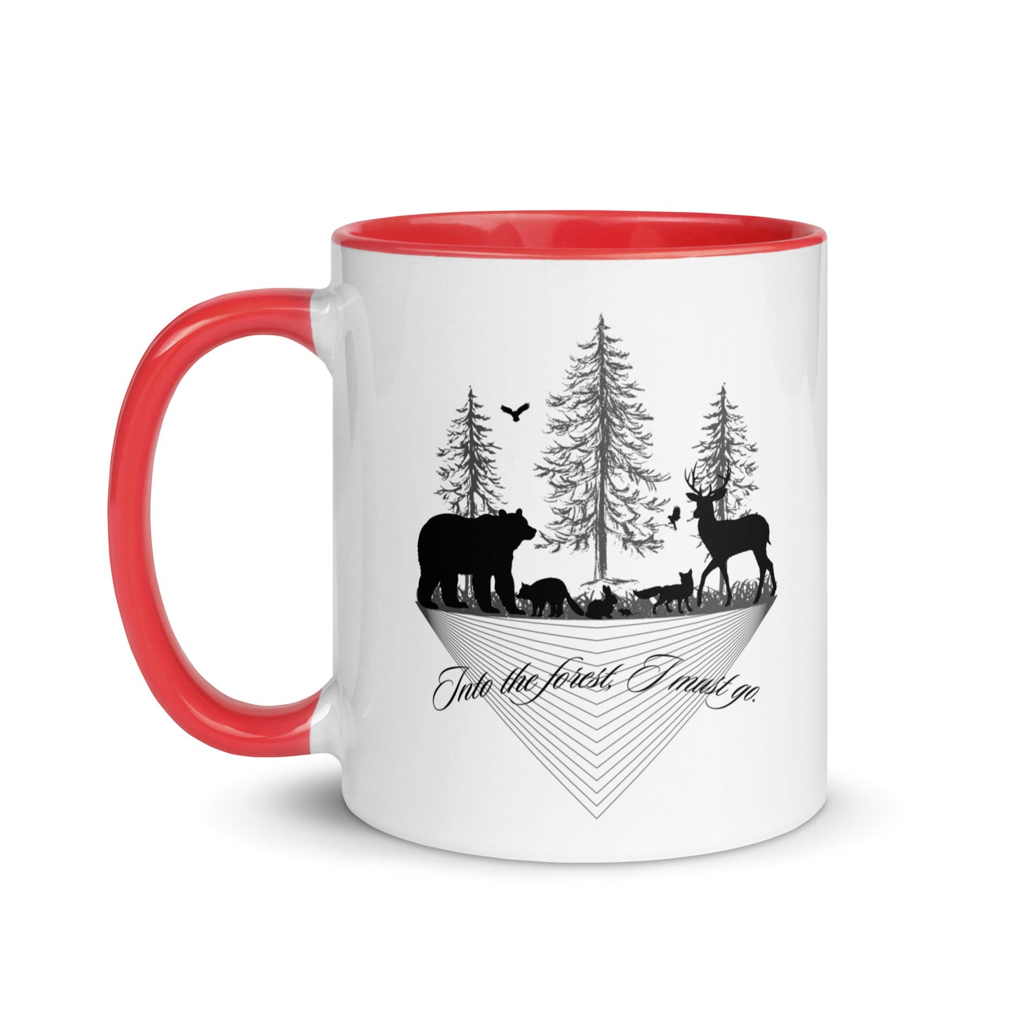 Mug with Color Inside Into the Forest